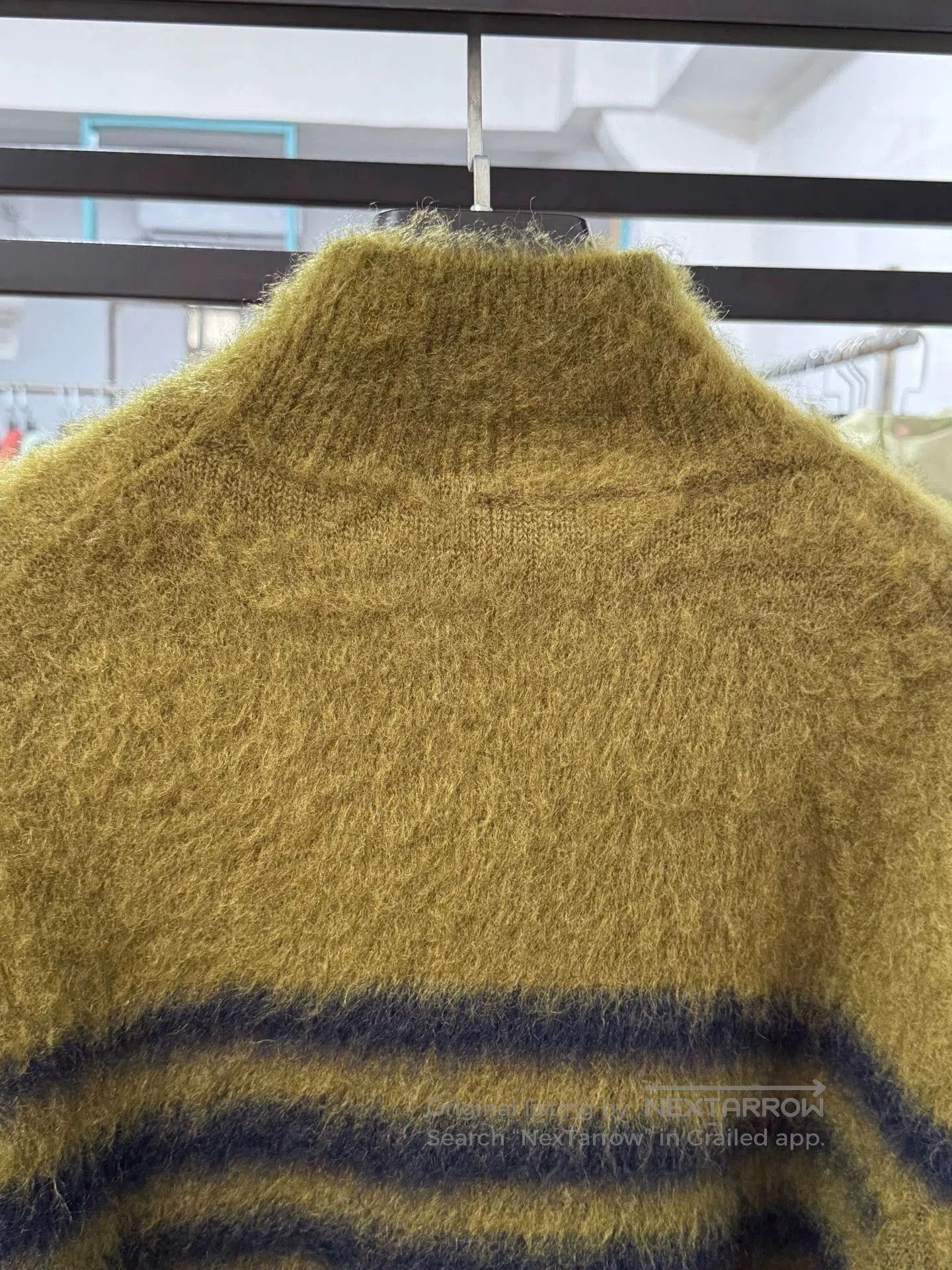 Bottega Veneta Bottega Veneta Green Striped Long Sleeve Sweater. Size US S / EU 44-46 / 1 - 5 Thumbnail