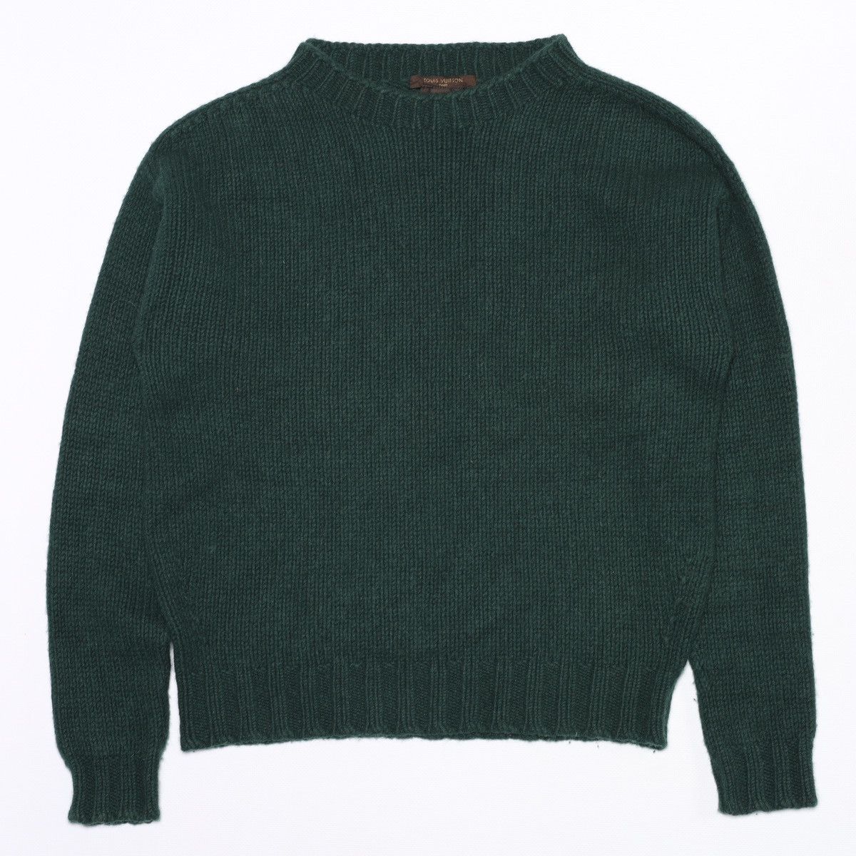 Louis Vuitton Louis Vuitton Cashmere Green Sweater Knit Size S / US 4 / IT 40 - 2 Thumbnail