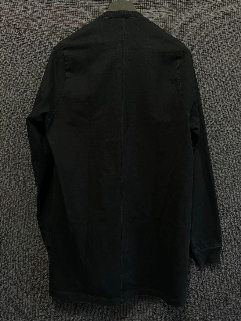 Rick Owens Rick Owens 14fw main line solid black cotton T-shoulder lon Size US XS / EU 42 / 0 - 3 Thumbnail