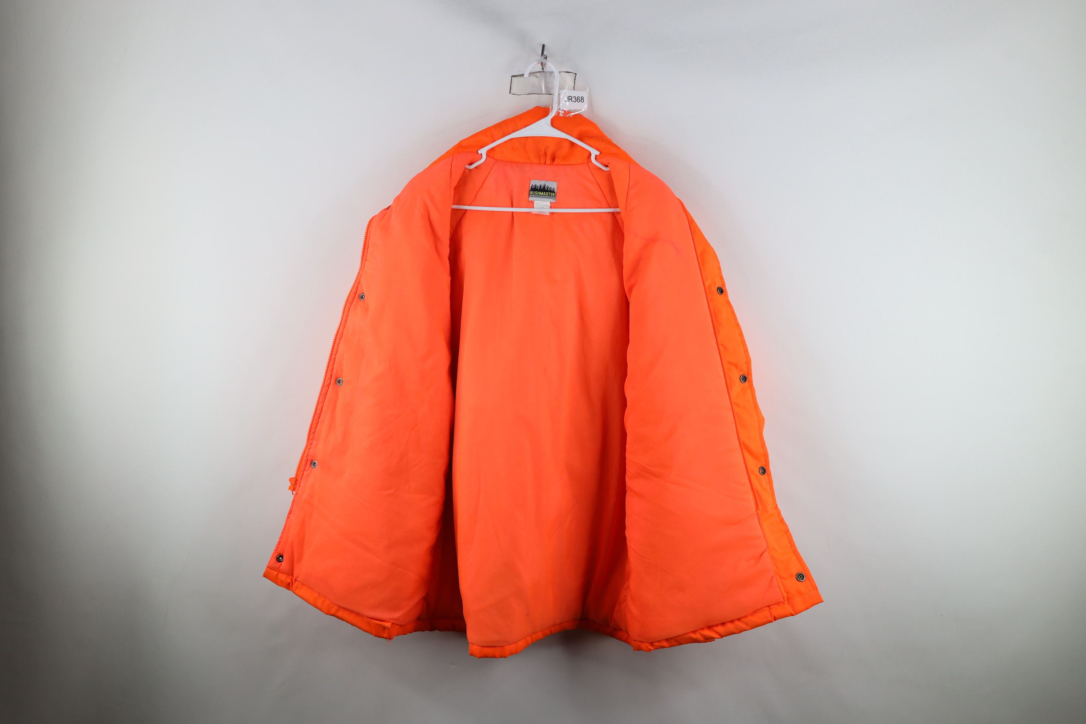 Vintage Vintage 90s Streetwear Hunting Parka Jacket Blaze Orange Size US L / EU 52-54 / 3 - 12 Thumbnail