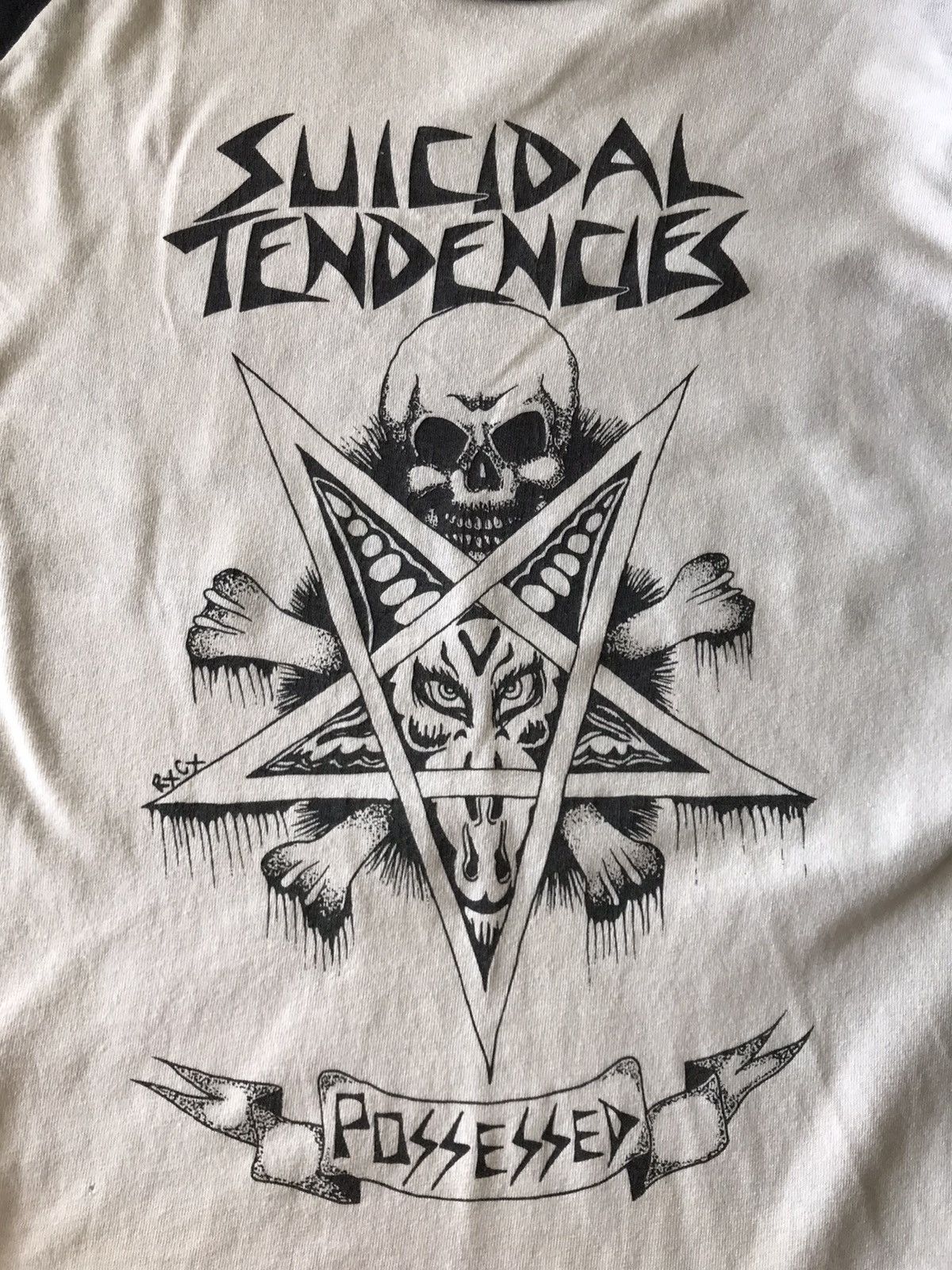 Champion Champion x Suicidal Tendencies Raglan Band Tee misfits Size US M / EU 48-50 / 2 - 15 Thumbnail