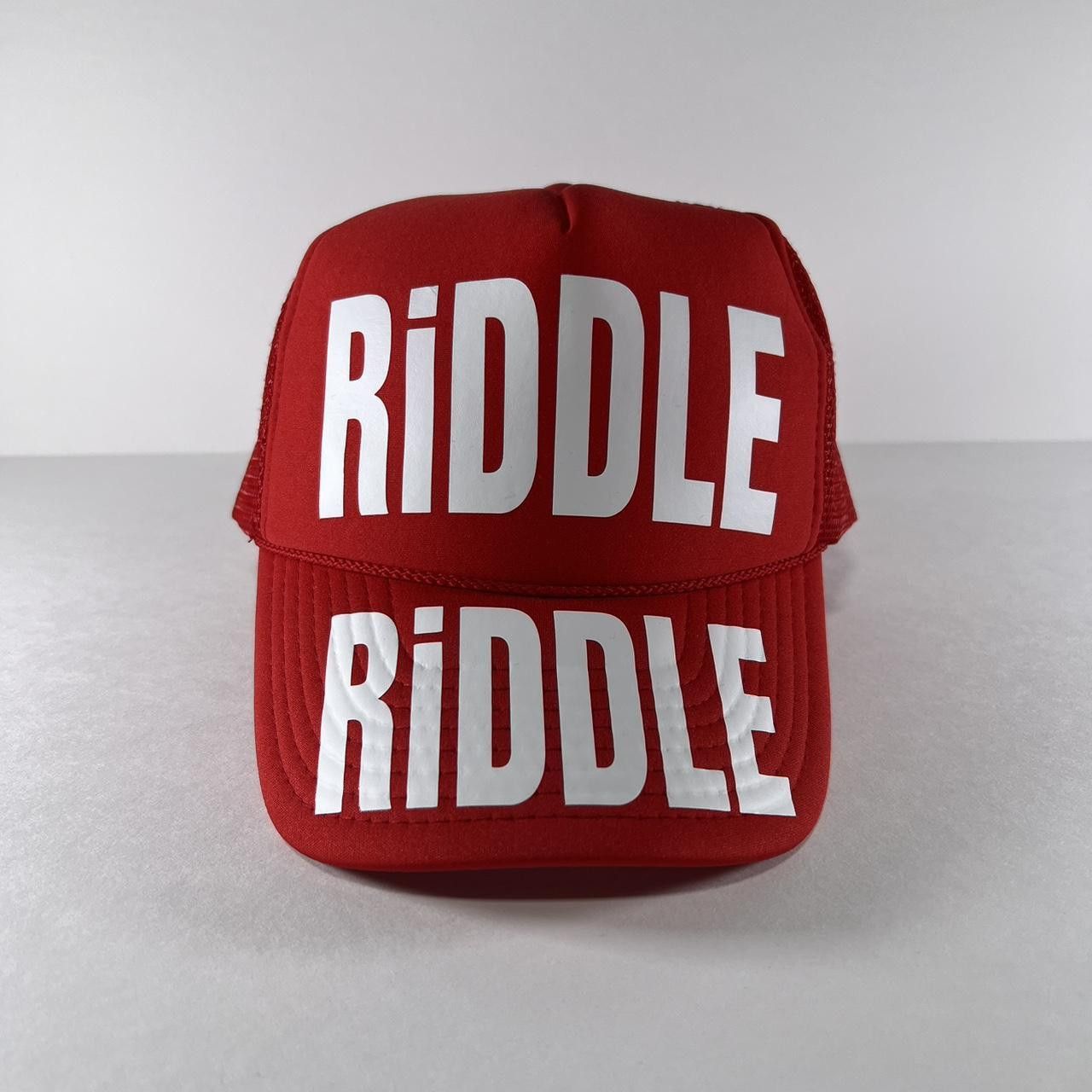 Antony Riddle Antony Riddle Double Print Red Hat Size ONE SIZE - 1 Thumbnail