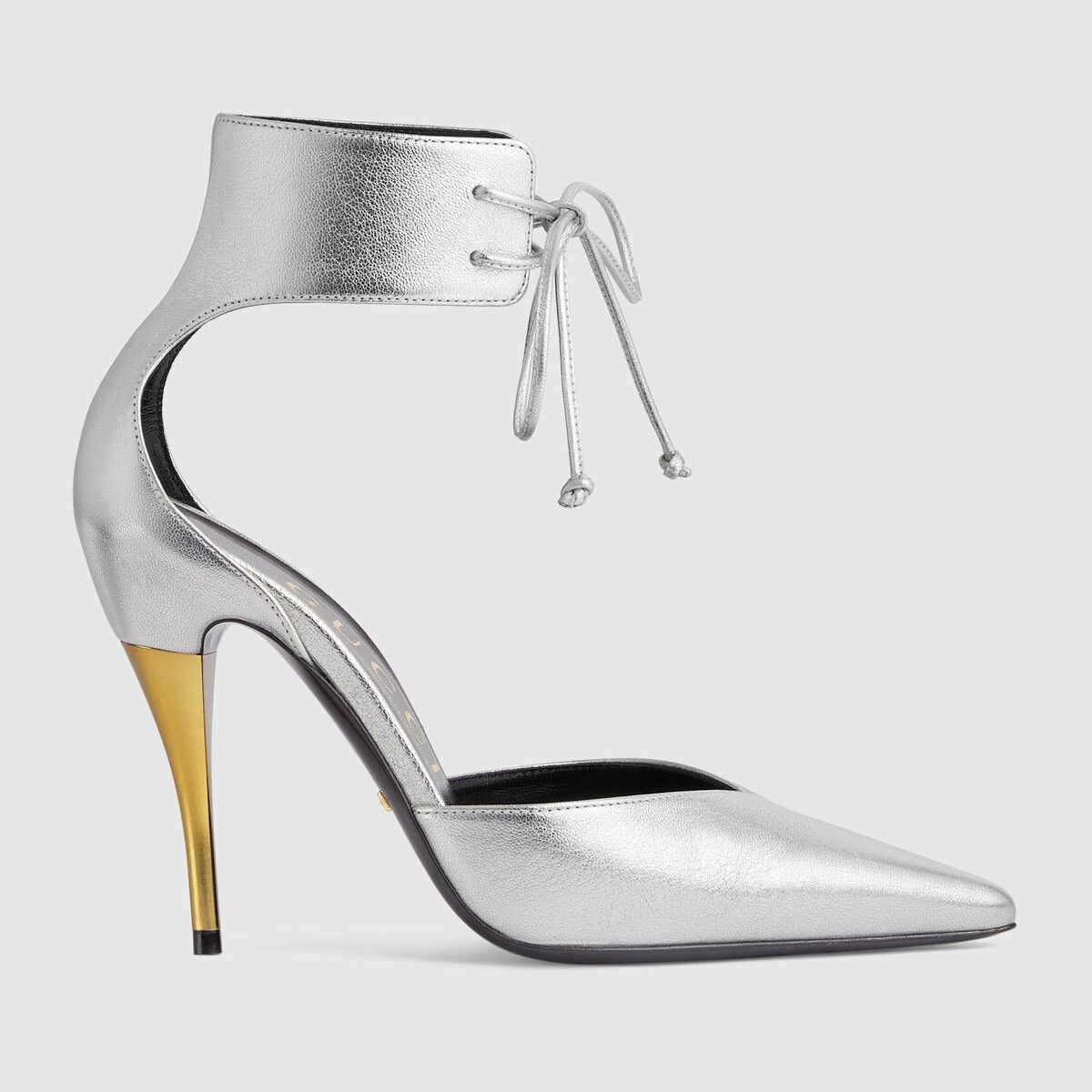 Gucci o1y0925 Leather Pumps in Silver Size US 6 / IT 36 - 1 Thumbnail