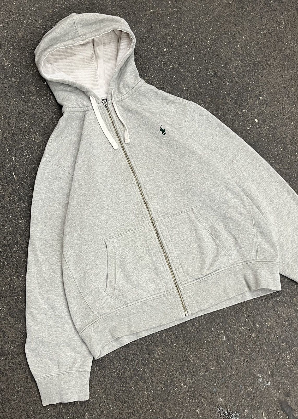 Polo ralph lauren thermal hoodie store