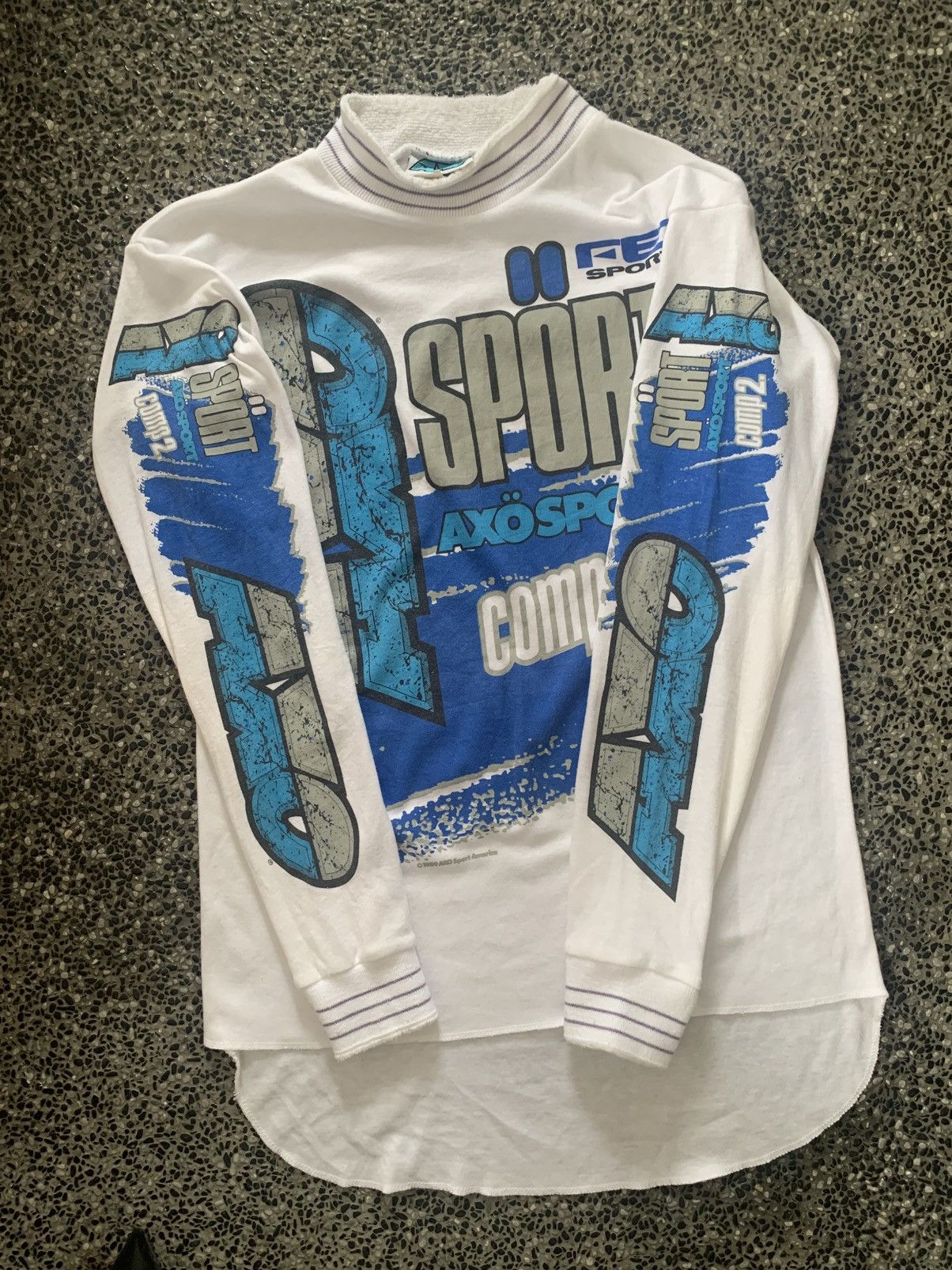 Vintage Vintage 80s AXO Sports Comp2 Motorcross Jersey Size US L / EU 52-54 / 3 - 10 Thumbnail