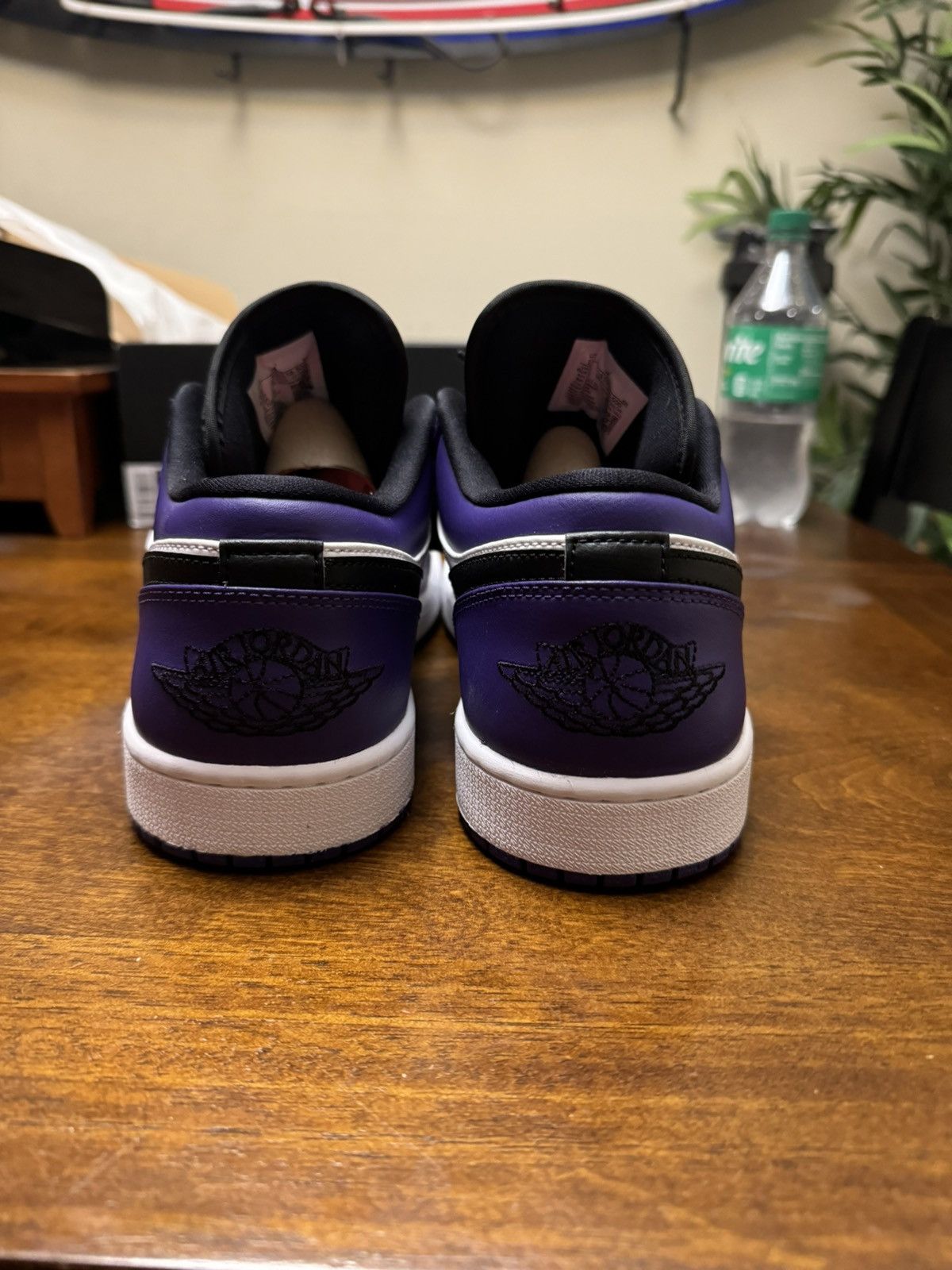 Jordan Brand × Nike Jordan 1 Low Court Purple Size US 12 / EU 45 - 4 Thumbnail