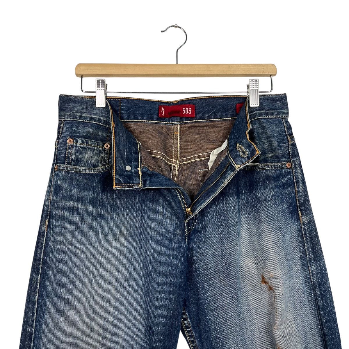 Levi's Vintage Levis Lot 503 Bootcut Denim Jeans Size US 30 / EU 46 - 7 Thumbnail