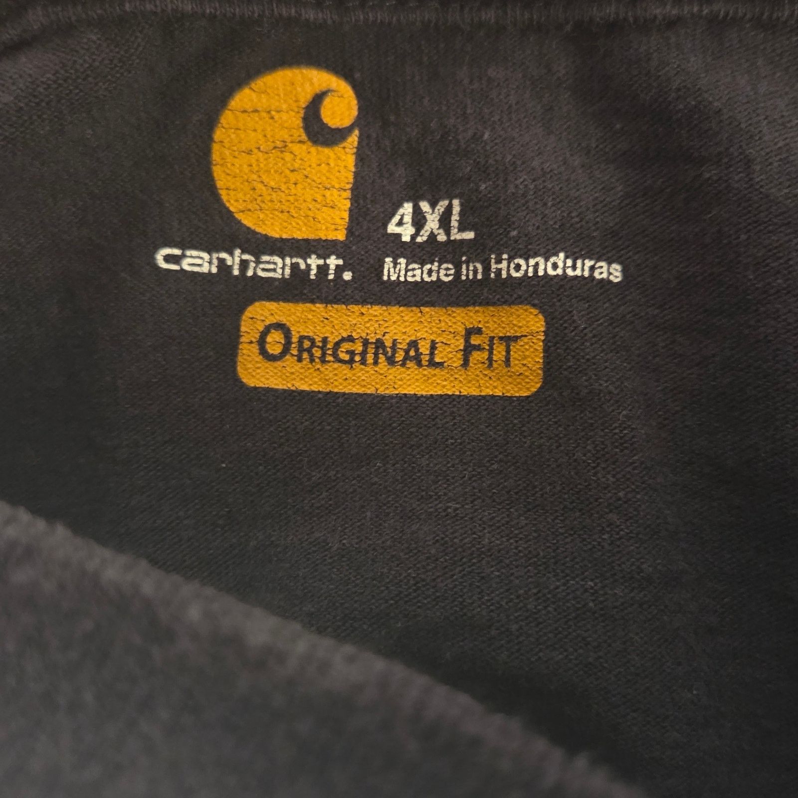 Carhartt Carhartt Men's 4X Black Heavyweight Baggy Henley Shirt Size US XXL / EU 58 / 5 - 7 Thumbnail