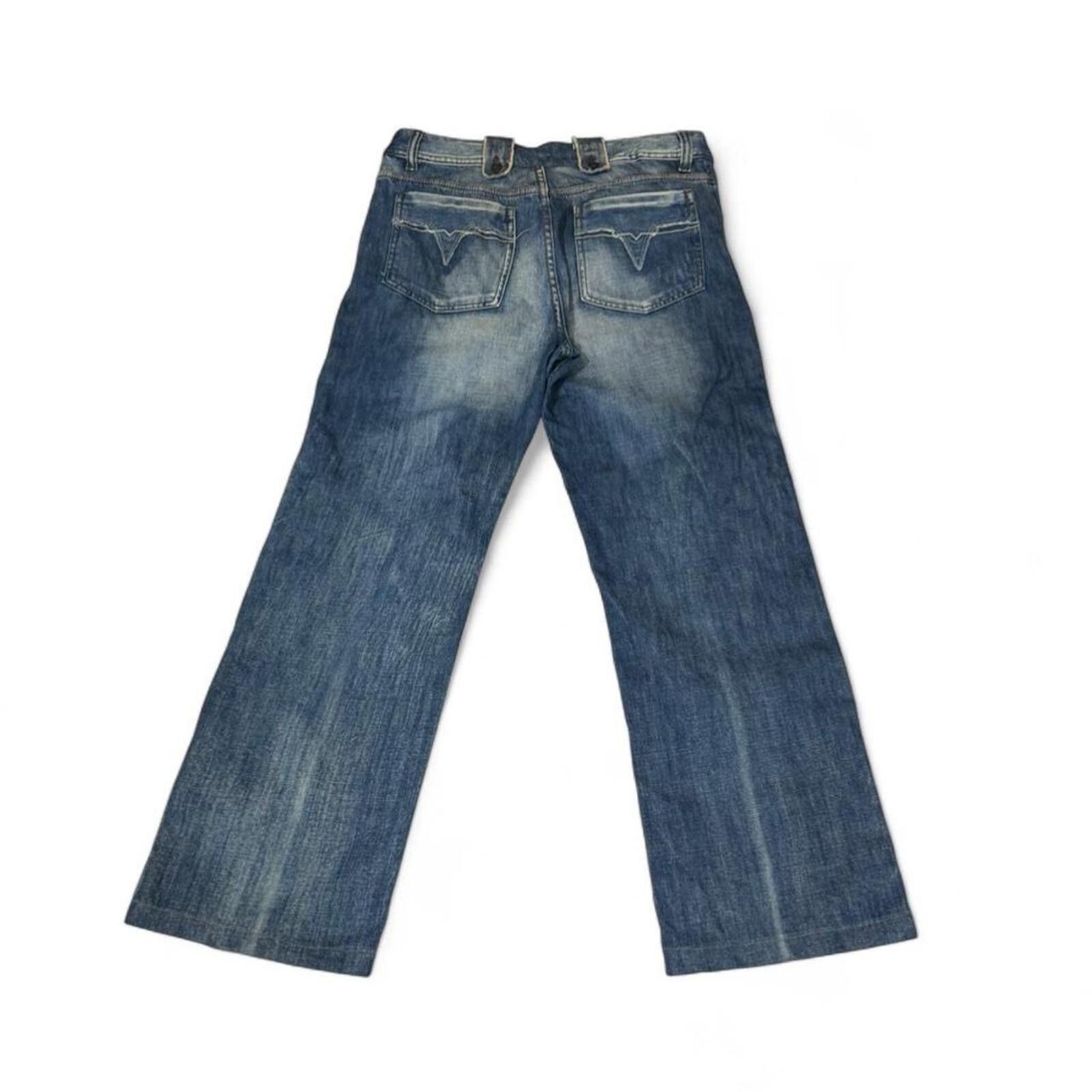 Diesel Y2K Diesel style lab unique design denim jeans Size US 32 / EU 48 - 1 Thumbnail