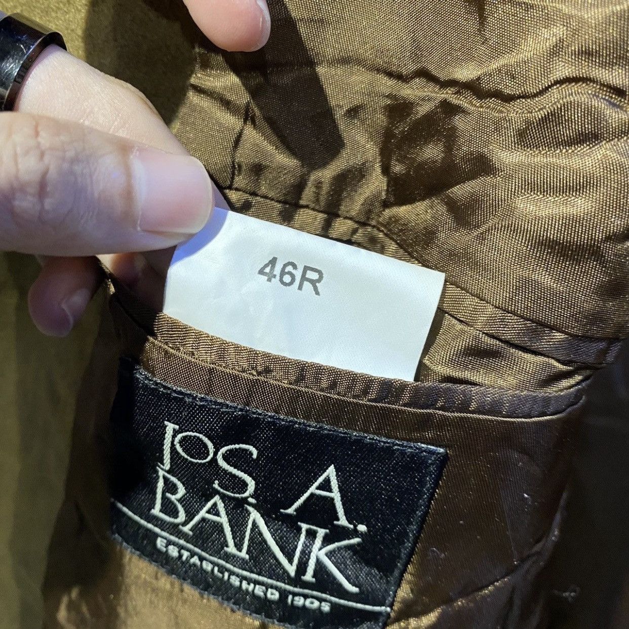 Jos. A. Bank Jos. A. Bank Wool Long Trench Coat Blazers Size 46R - 16 Thumbnail