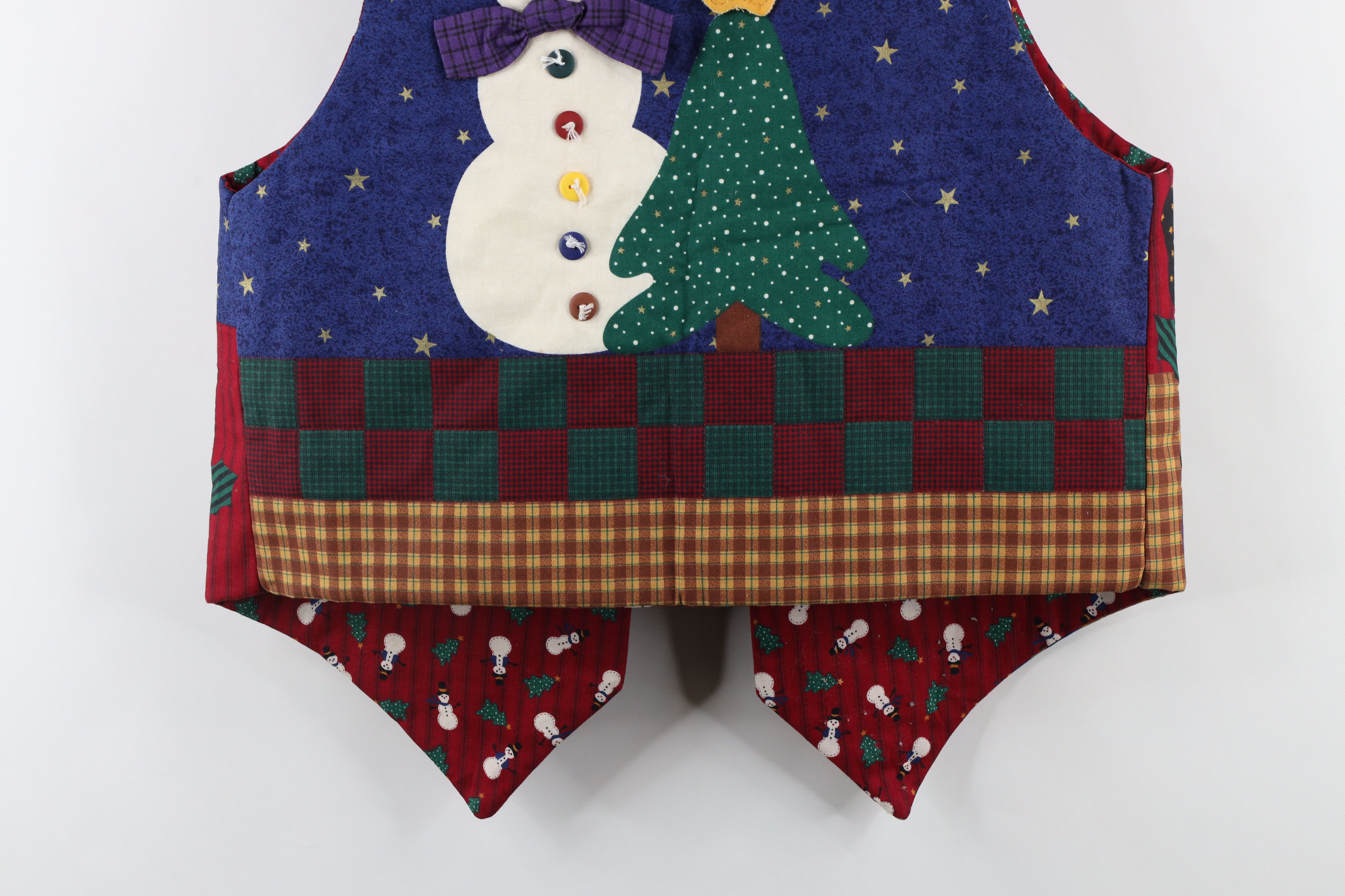 Vintage Vintage 90s Streetwear Reversible Christmas Vest Jacket Size M / US 6-8 / IT 42-44 - 12 Thumbnail