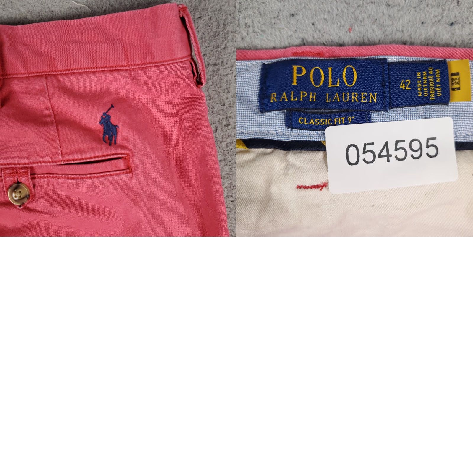 Ralph Lauren Ralph Lauren Chino Shorts Mens Size 42 Red Pony Logo Regular Fit Flat Front Cotton Size US 42 / EU 58 - 8 Thumbnail
