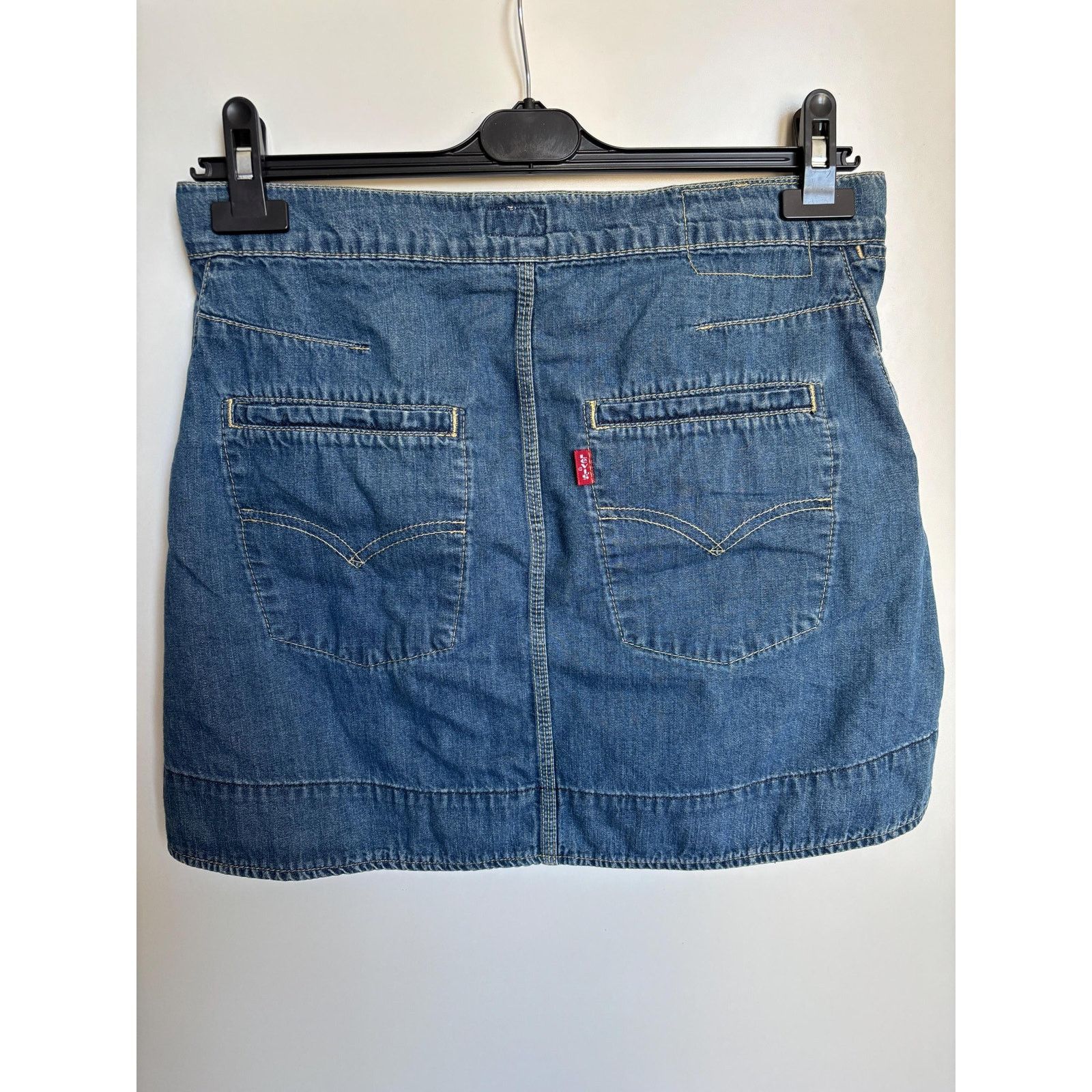 Japanese Brand × Levi's × Levi's Vintage Clothing Levi's Engineered Girls Small A-Line Denim Skirt Y2K Archive Size 27" / US 4 / IT 40 - 5 Thumbnail