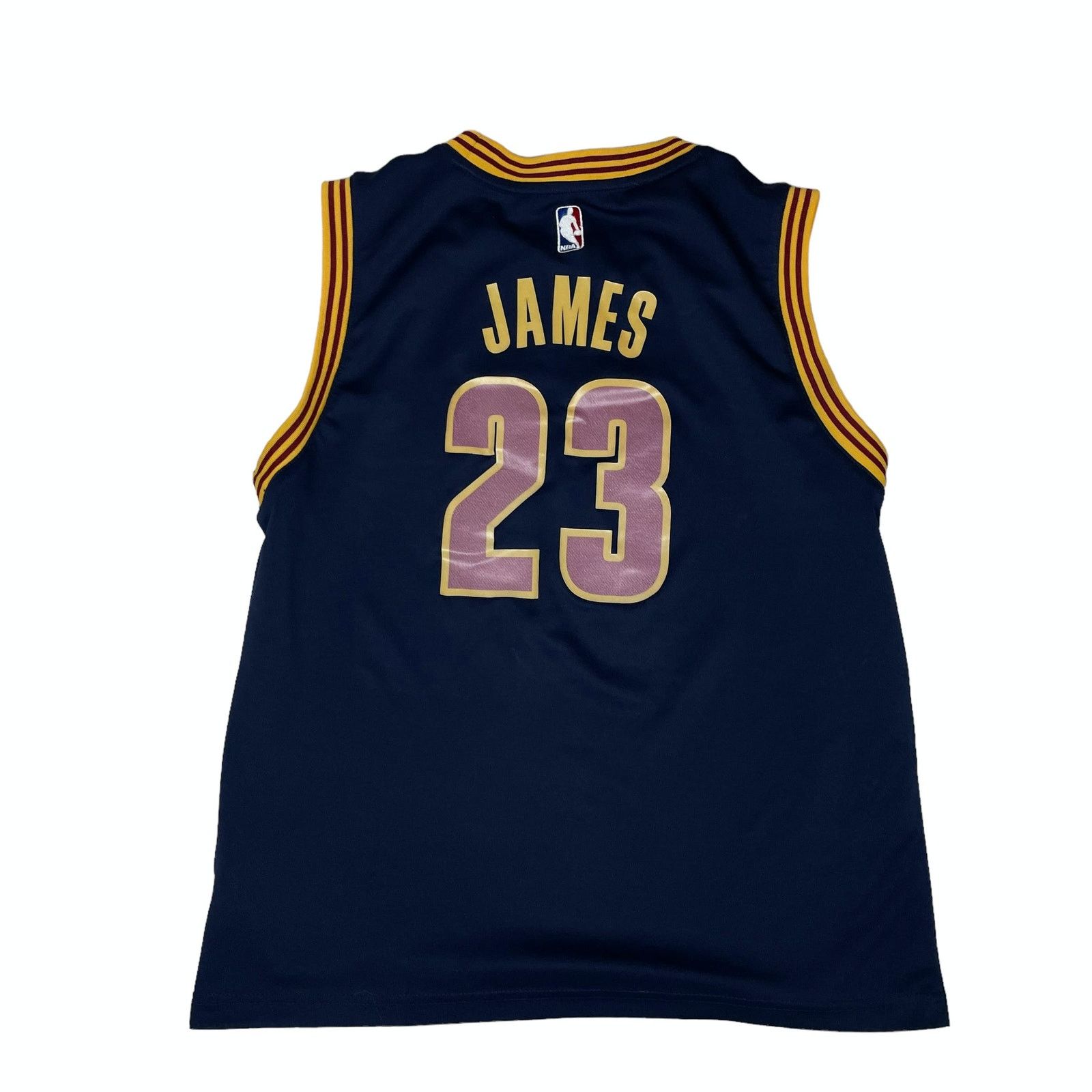 Adidas Adidas Youth Navy Blue Pullover Cavs James NBA Jersey Large Size US L / EU 52-54 / 3 - 7 Thumbnail