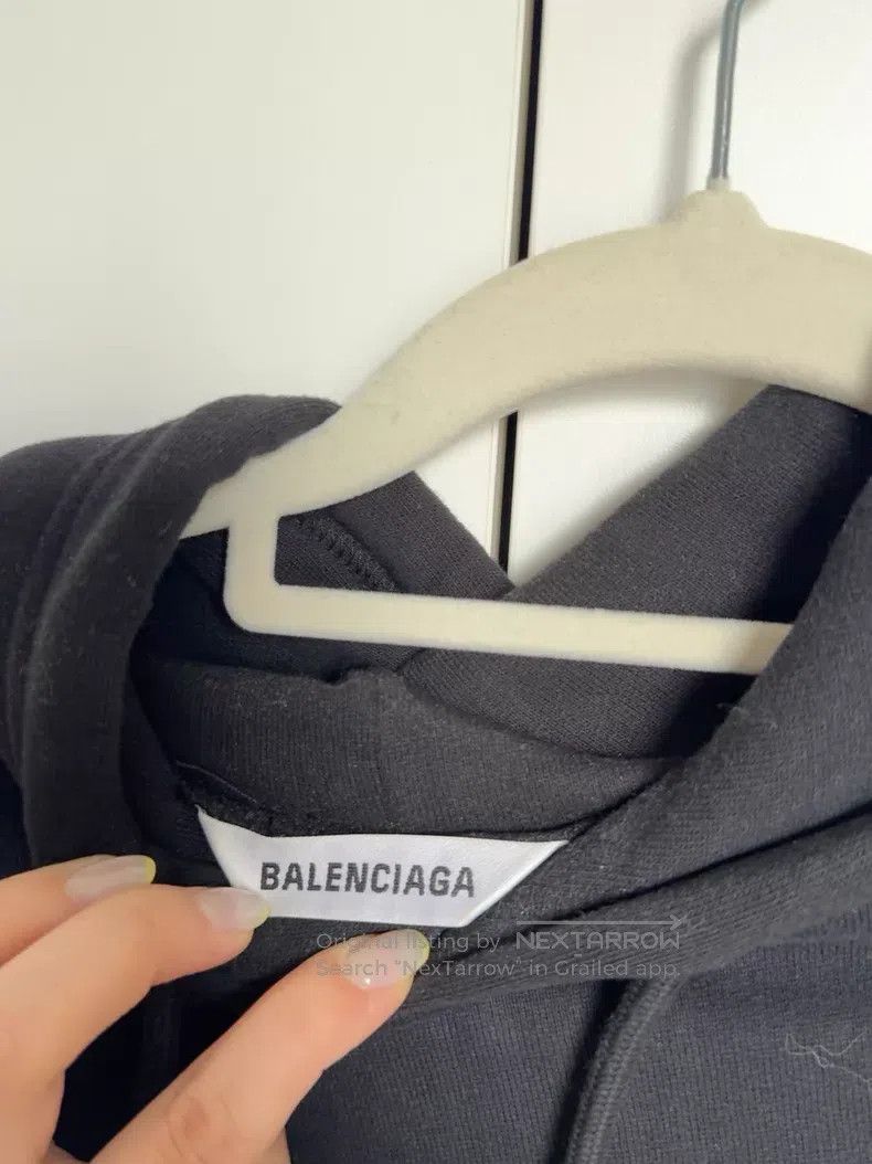 Balenciaga Balenciaga French Sweatshirt Black Size US S / EU 44-46 / 1 - 8 Thumbnail