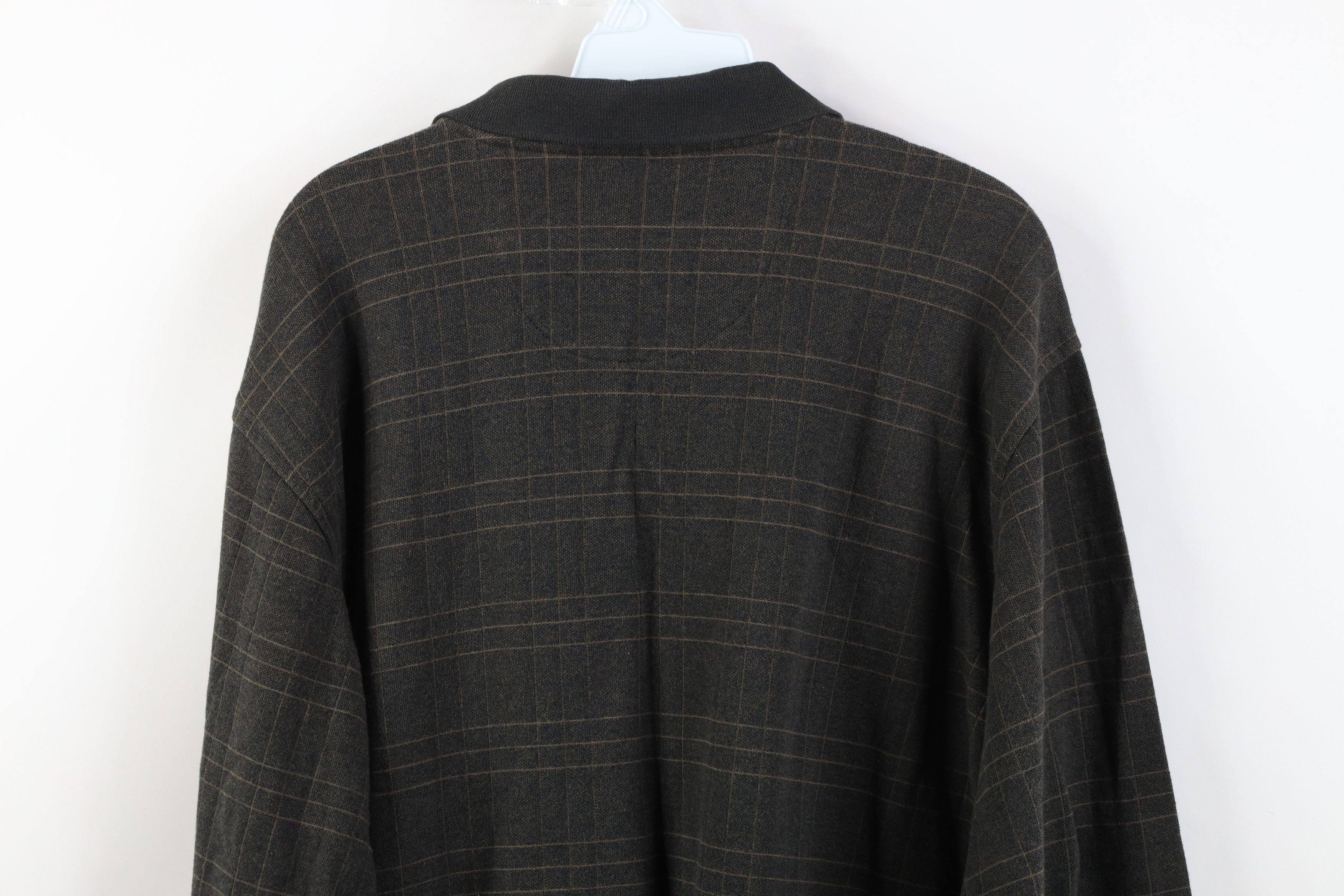 Vintage Vintage 90s Y2K Streetwear Knit Long Sleeve Rugby Polo Shirt Size US XL / EU 56 / 4 - 10 Thumbnail