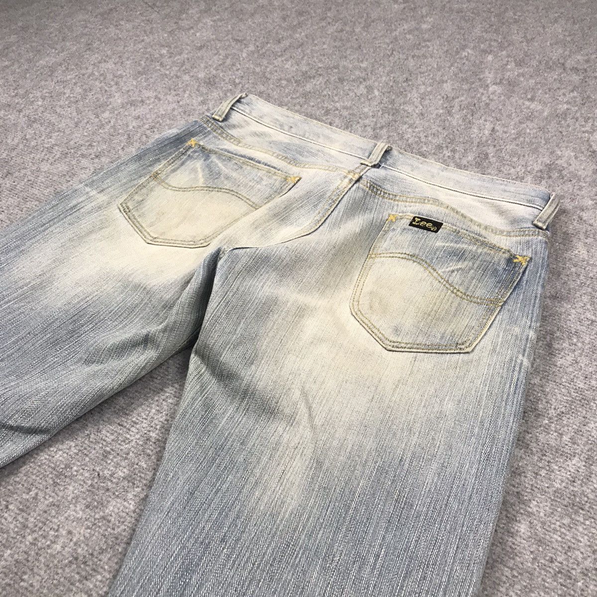 Japanese Brand × Lee FLARE JEANS⚡️LEE LIGHT WASH BLUE FADED DENIM PANTS Size US 30 / EU 46 - 14 Thumbnail