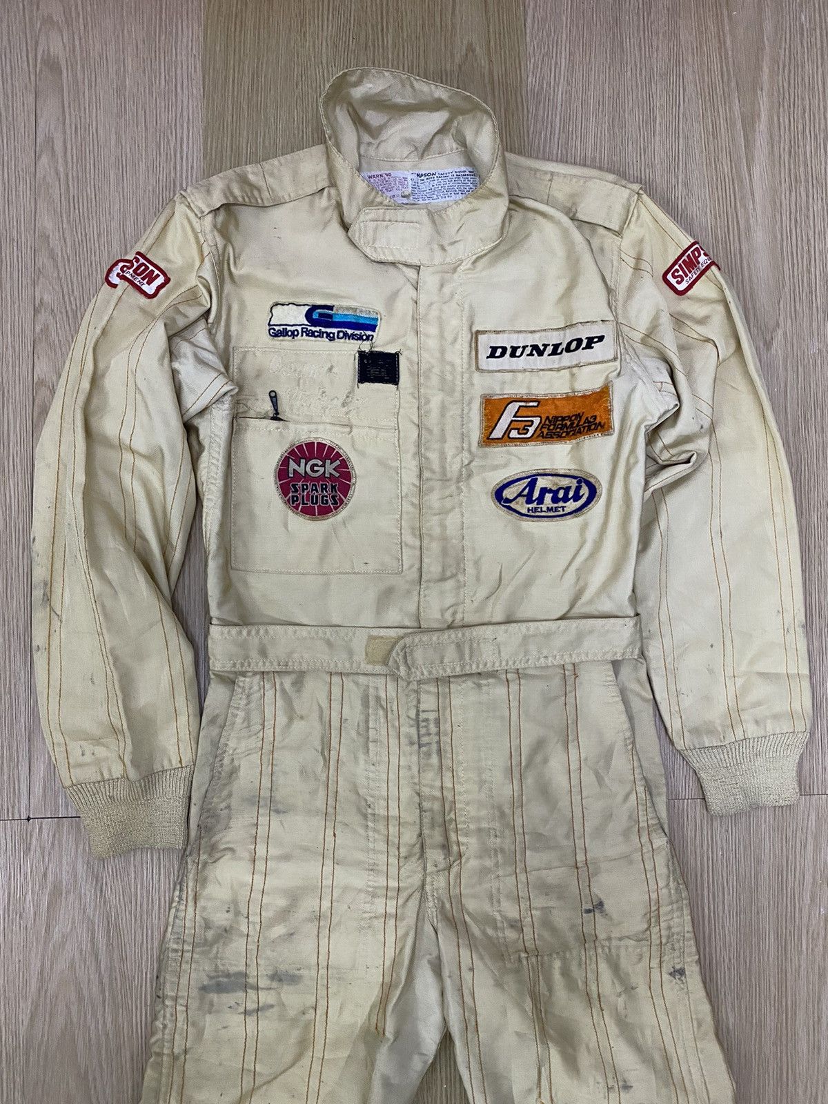 NASCAR Vintage simpson safety equipment coveralls Size US 30 / EU 46 - 3 Thumbnail
