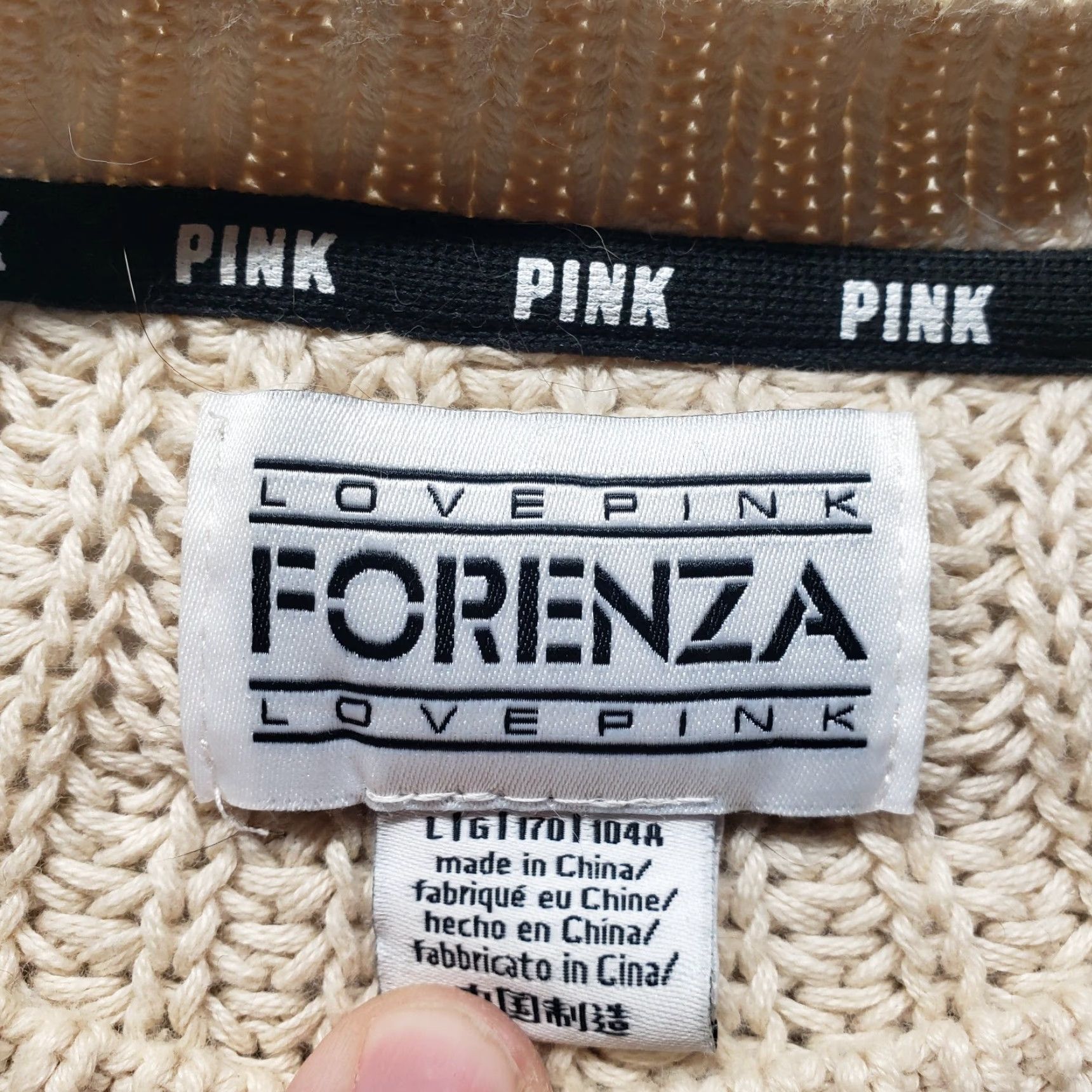 Vintage VINTAGE Forenza Sweater Women L Brown Cable-Knit Pullover Love 90s (if applicable) Mens Womens? Size L / US 10 / IT 46 - 3 Thumbnail