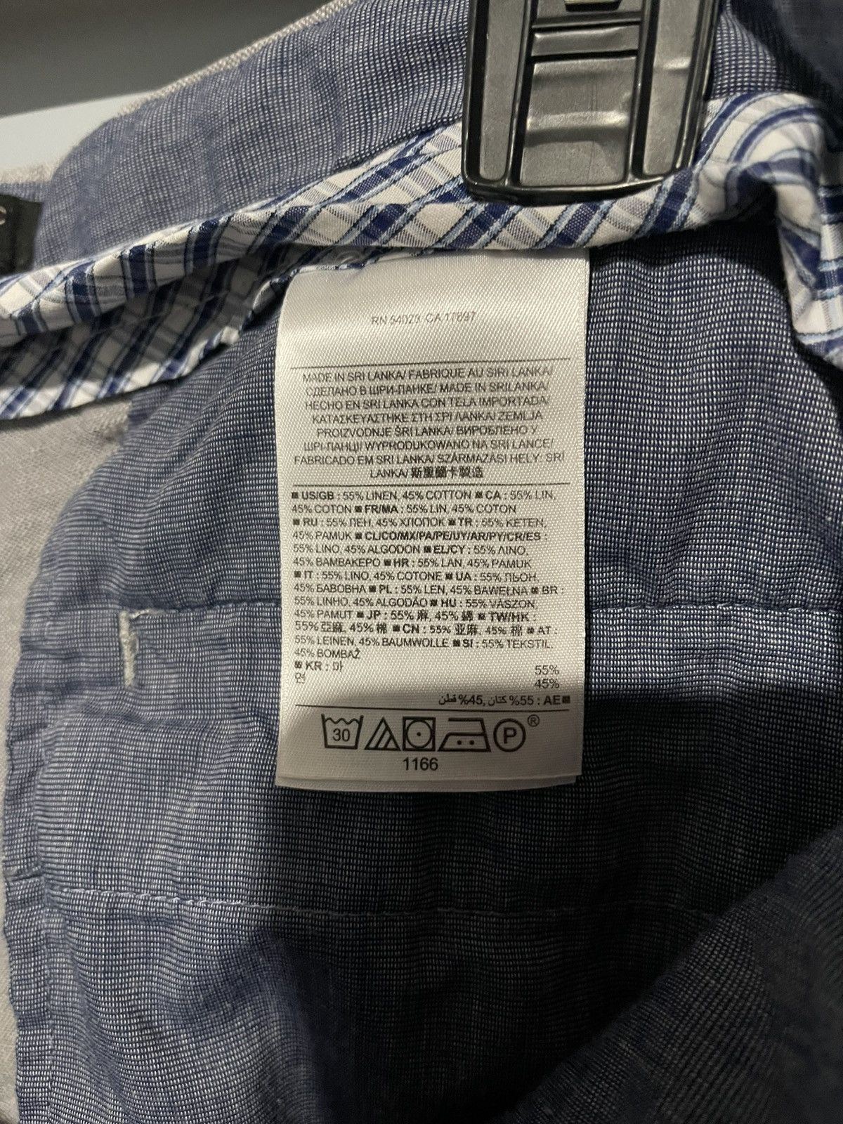 Banana Republic Banana Republic Linen Blend Chino Sz 35X30 Grey Kentfield Size US 35 - 5 Thumbnail