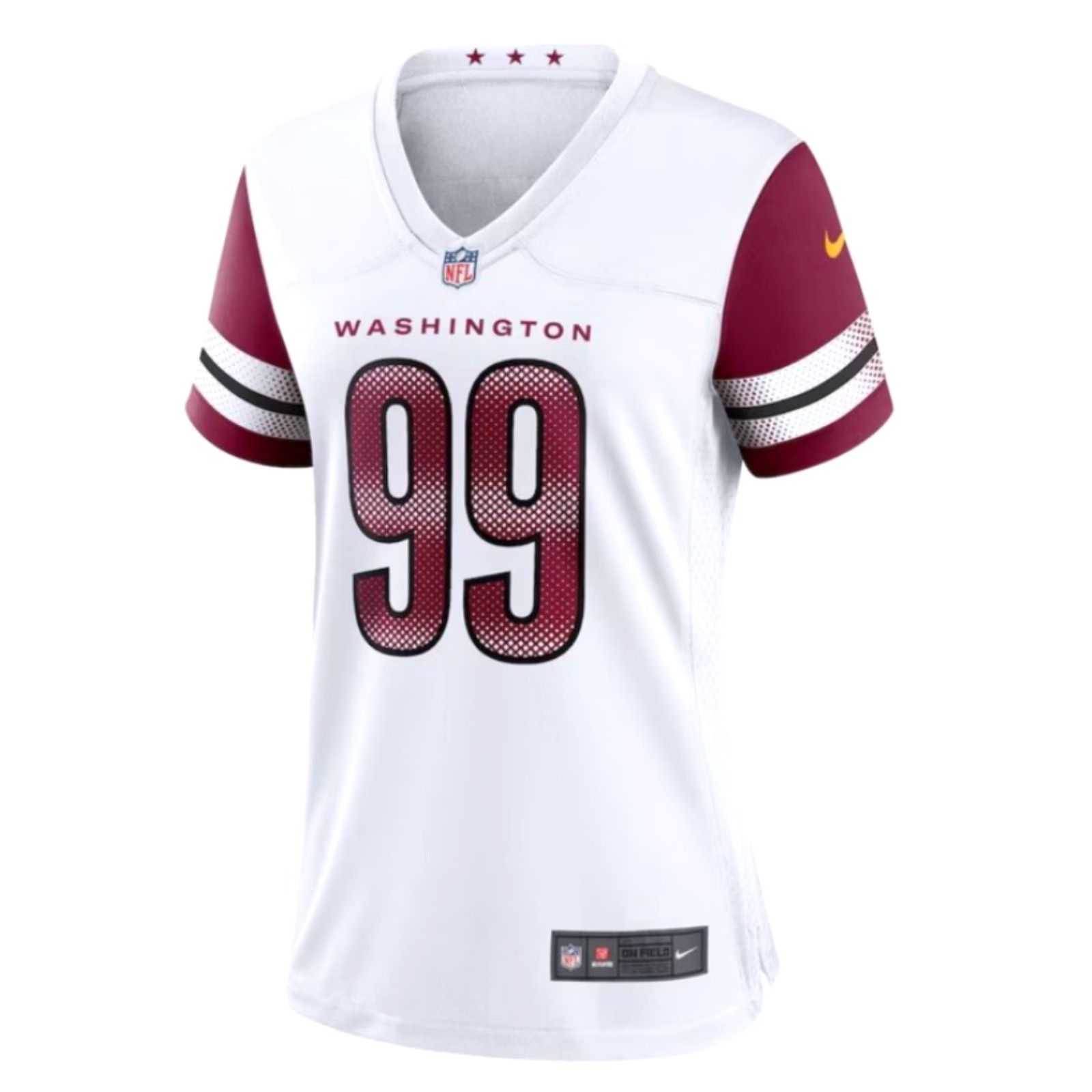 Nike Nike Vapor Women Jersey Washington Commanders #99 Chase Young V-Neck Sleeveless White S Size S / US 4 / IT 40 - 2 Thumbnail