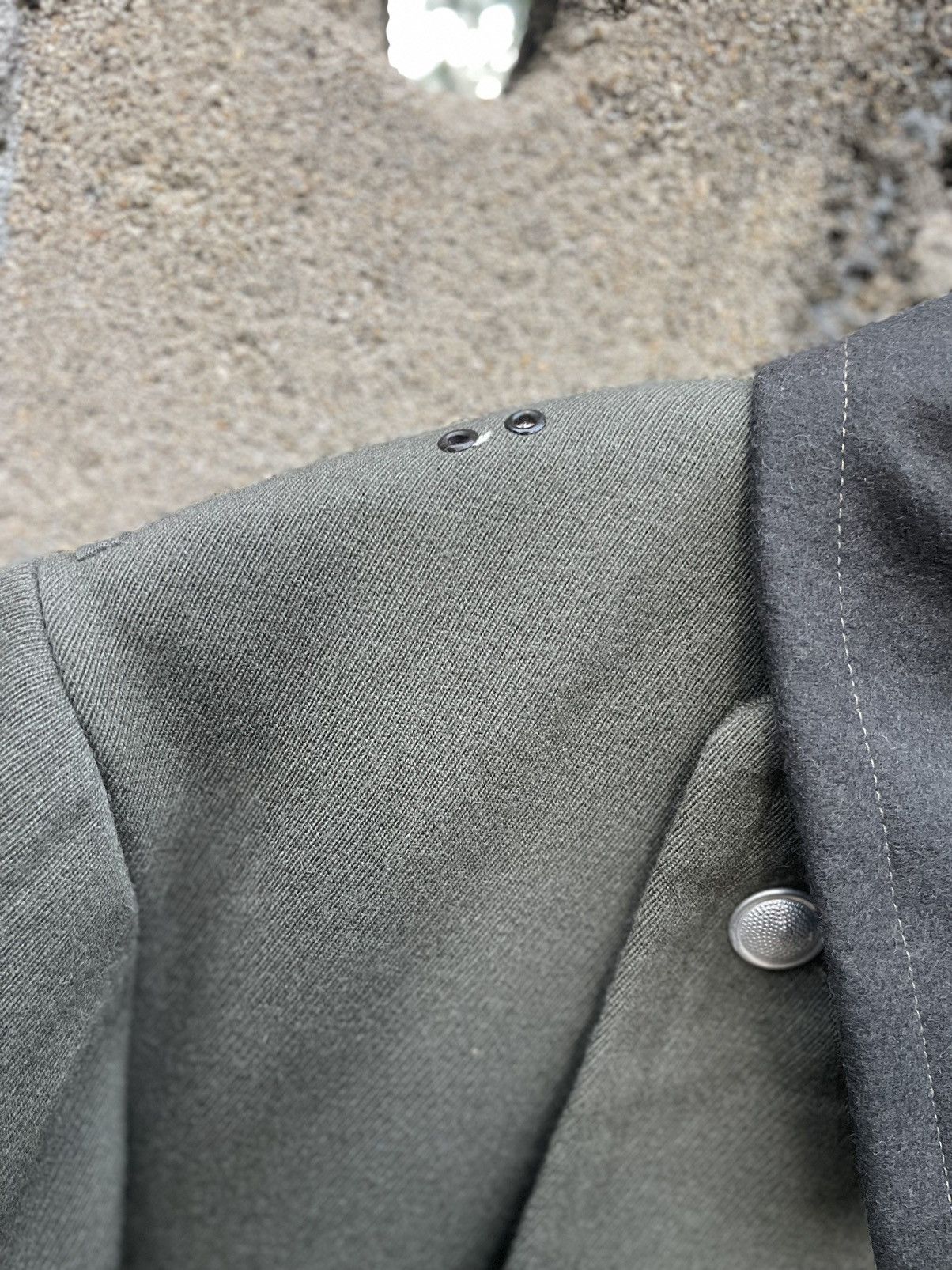 Vintage RARE VTG 80s East German NVA Wool Greatcoat Size sg 52-1 Size US L / EU 52-54 / 3 - 8 Thumbnail