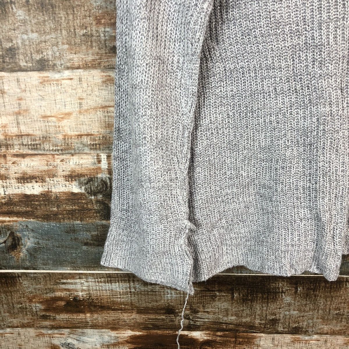Homespun Knitwear × Japanese Brand Putietal Grey vintage Knitwear #A2231 Size US M / EU 48-50 / 2 - 15 Thumbnail