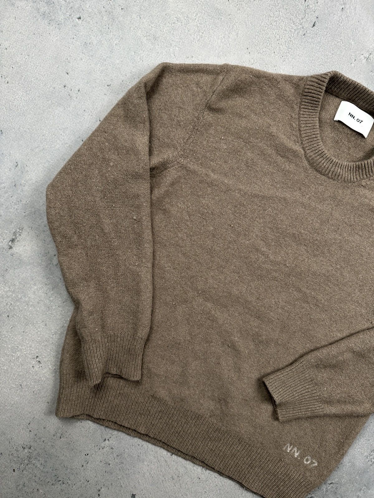 NN07 NN07 Nigel Wool Sweater Minimalist Brown Crewneck Premium Size US XS / EU 42 / 0 - 4 Thumbnail
