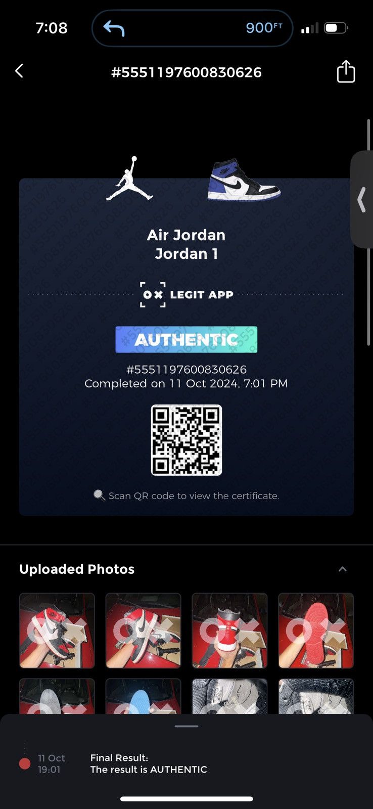 Jordan Brand × Nike Jordan 1 Bred toe Size 11.5 Size US 11.5 / EU 44-45 - 2 Thumbnail