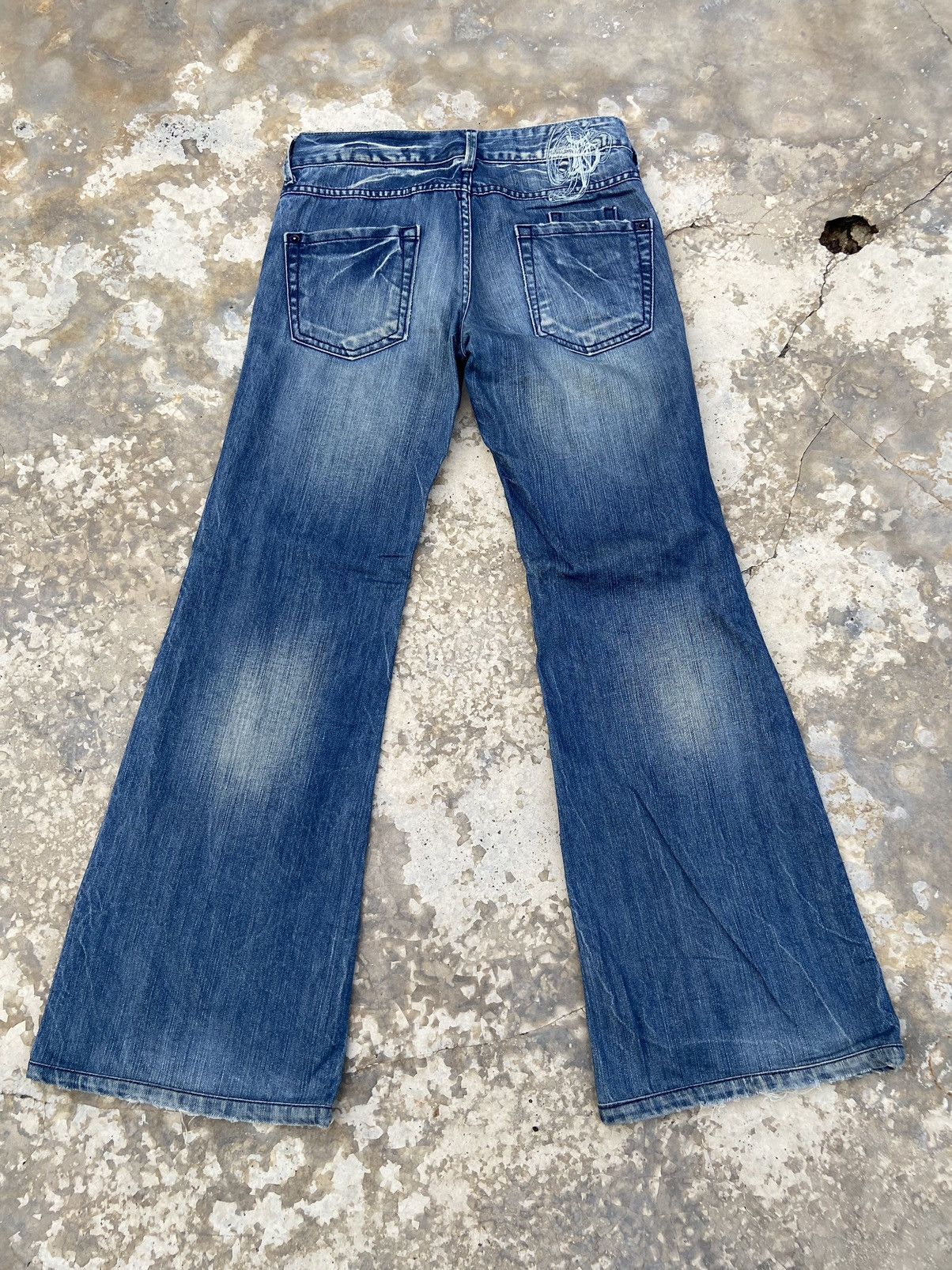 Japanese Brand Vintage Drive Jeans Flare Pant Size US 30 / EU 46 - 2 Thumbnail
