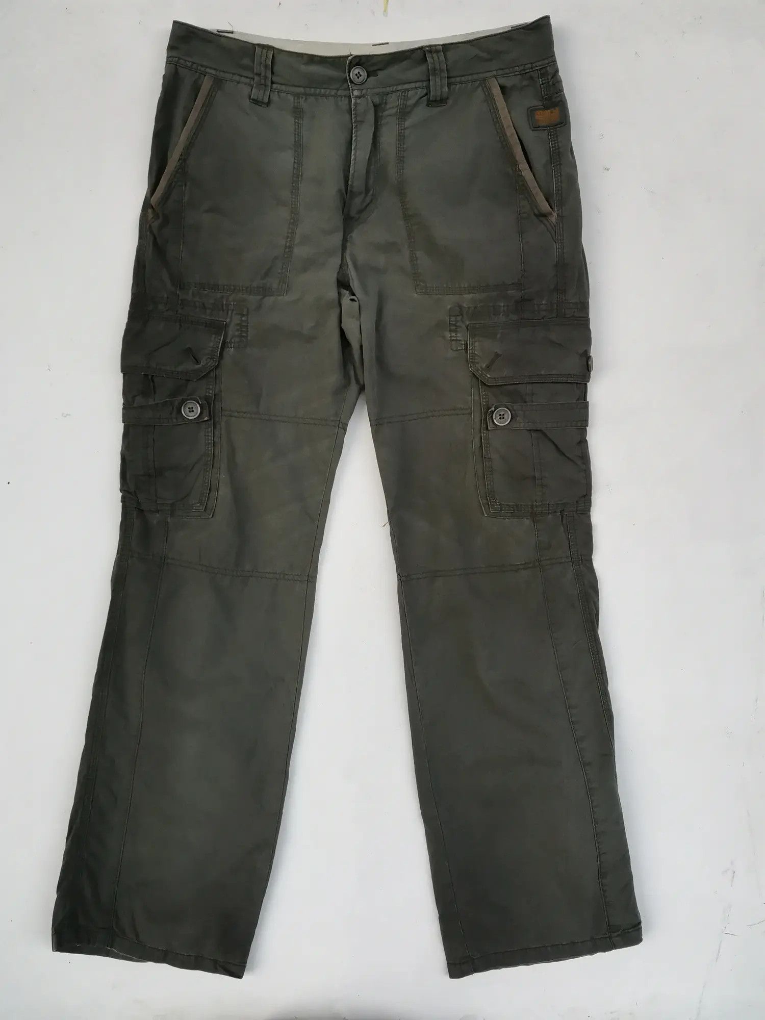 Japanese Brand Rare!!! Maru Khakis Tactical Cargo Multipocket Pants Size US 34 / EU 50 - 1 Thumbnail