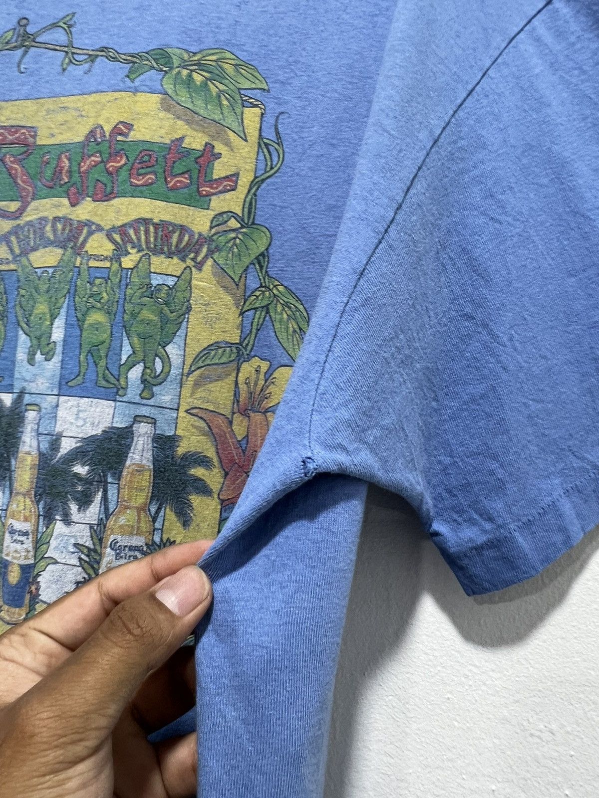 Band Tees × Vintage Vintage Jimmy Buffett Tour Tshirt Size US XL / EU 56 / 4 - 5 Thumbnail