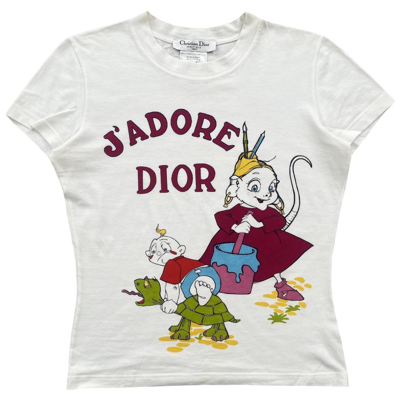 Dior 'J'Adore' White Mermaid Top main image 1