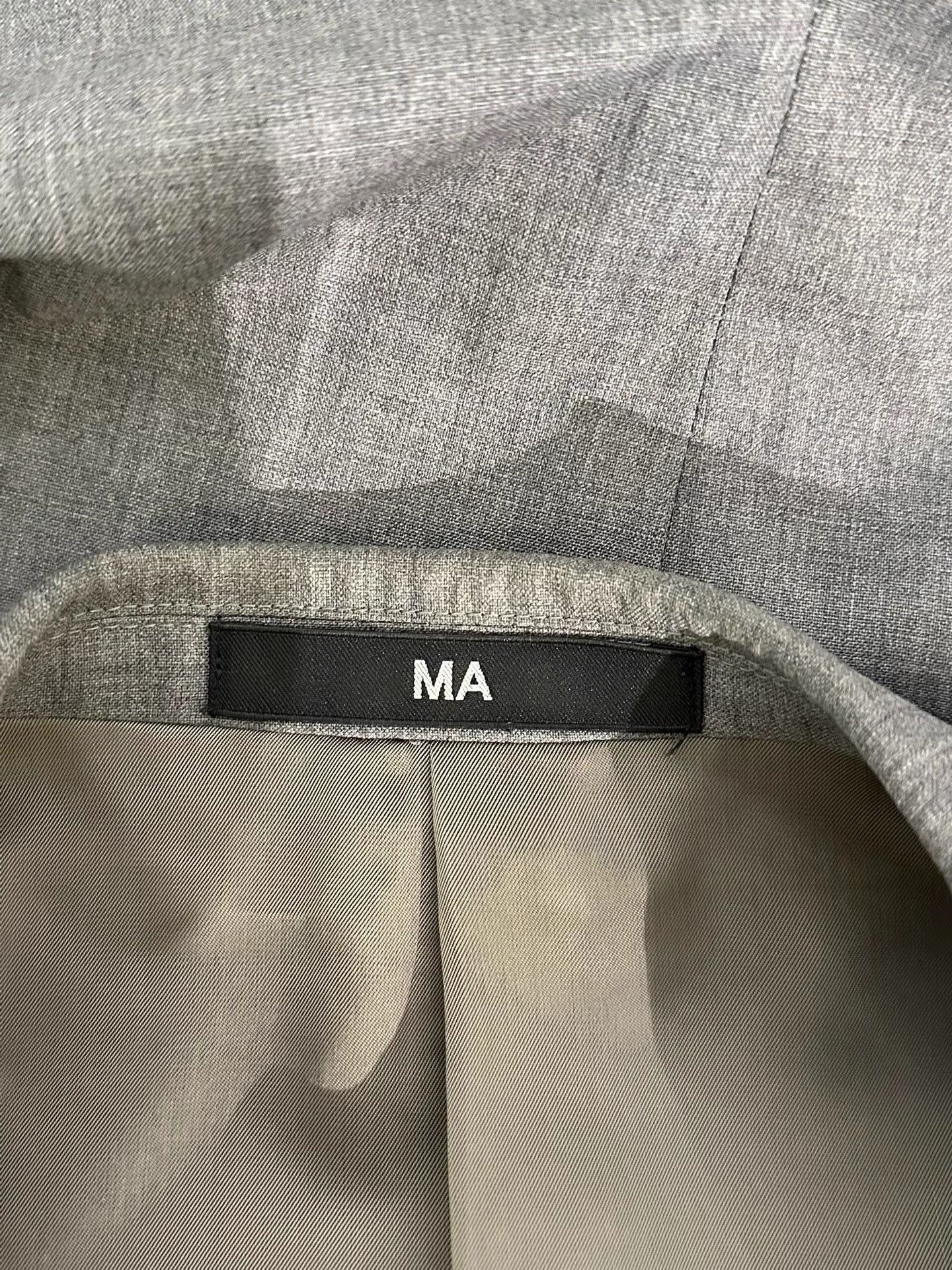 Julius Julius_7 Grey Slim Wool Blazer K35 Size US S / EU 44-46 / 1 - 6 Thumbnail