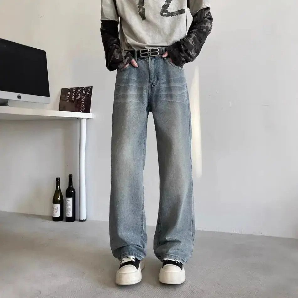 Japanese Brand Retro loose high street micro flared jeans Size US 32 / EU 48 - 4 Thumbnail