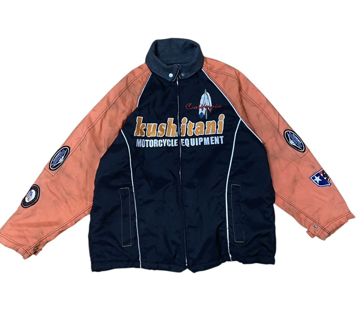 Racer Worldwide Vintage 2001 Kushitani California Native Motorsport Jacket Size US XL / EU 56 / 4 - 1 Thumbnail