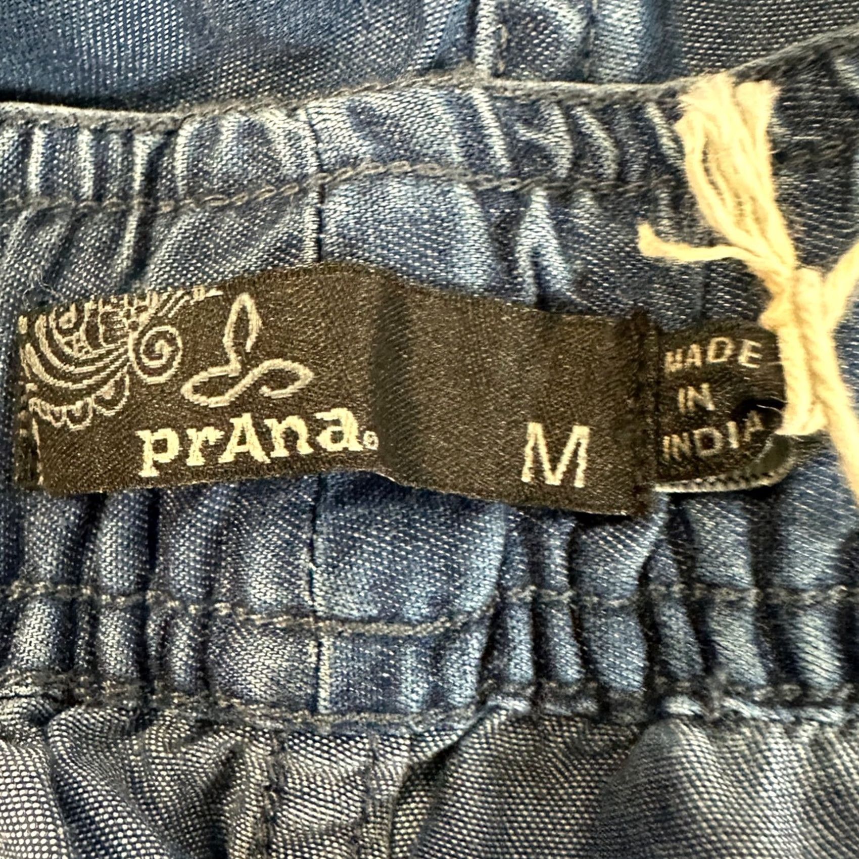 Prana Prana Joggers Womens Medium Blue Lightweight Pants Regular Pockets Elastic Waist Tapered Outdoor 29in Inseam Size 32" / US 10 / IT 46 - 4 Thumbnail