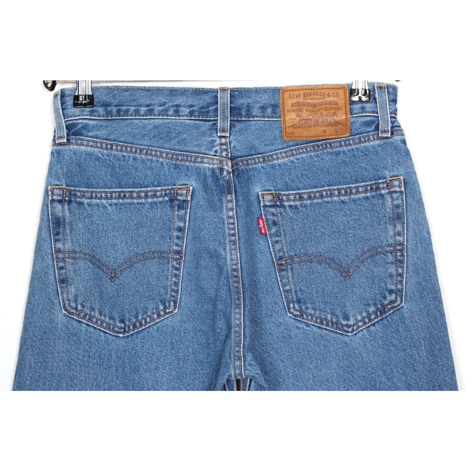 Levi's VINTAGE LEVI’S 551Z PREMIUM Big E Authentic Straight Jeans Men W28 L30 DZ7036 Size US 28 / EU 44 - 3 Thumbnail