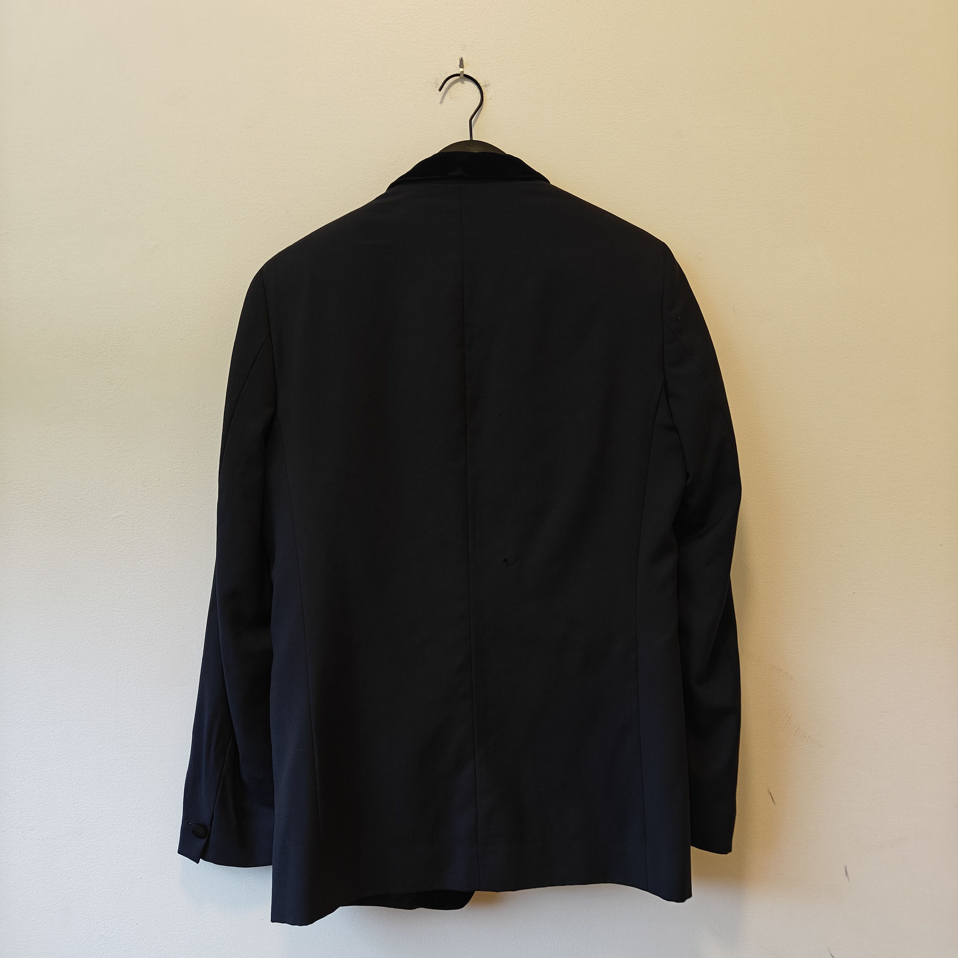Maison Margiela Navy Tux Velvet Shawl Collar Blazer - mohair Size 48R - 11 Thumbnail