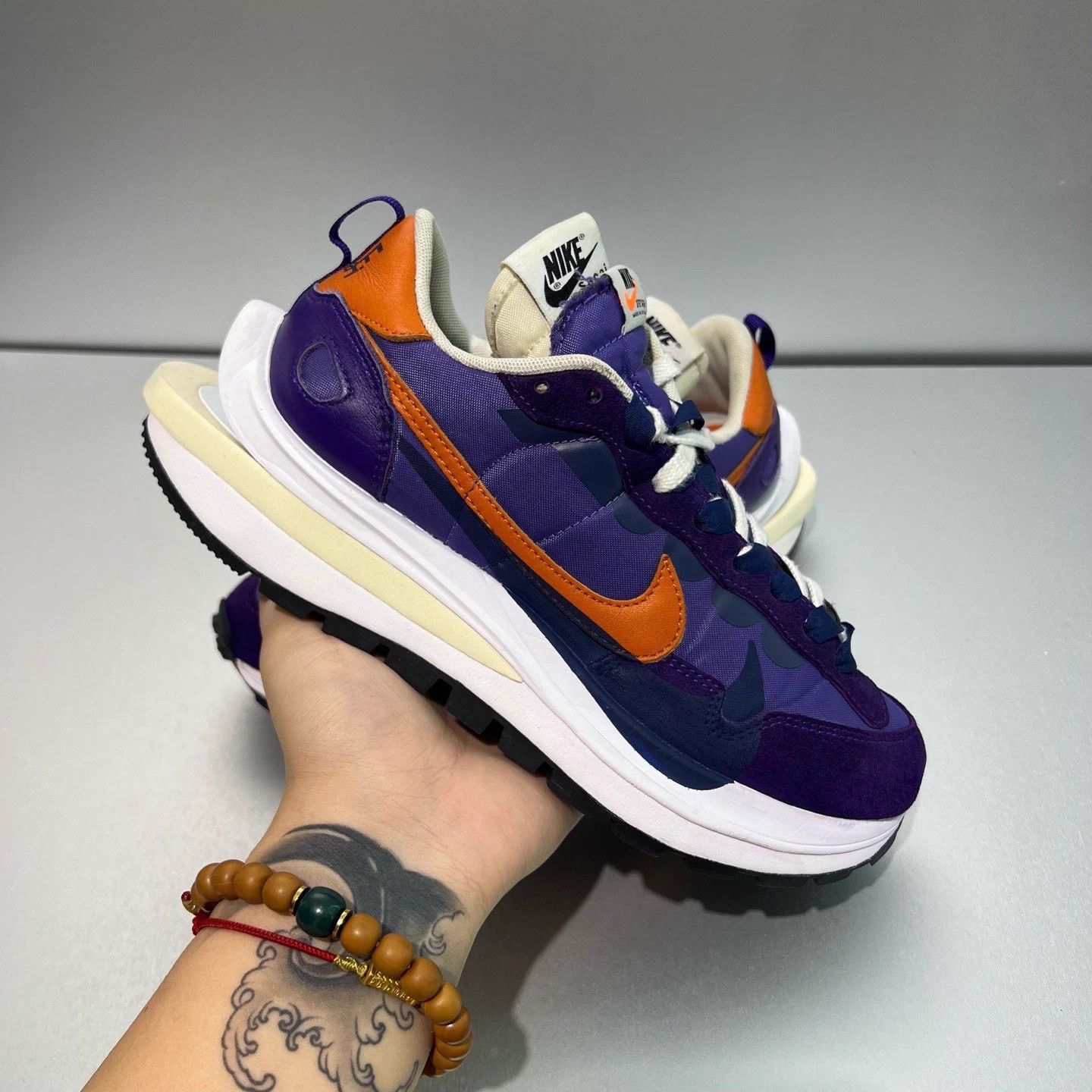 Sacai Sacai VaporWaffle Purple Gold 40 Like New Size US 7 / EU 40 - 8 Thumbnail