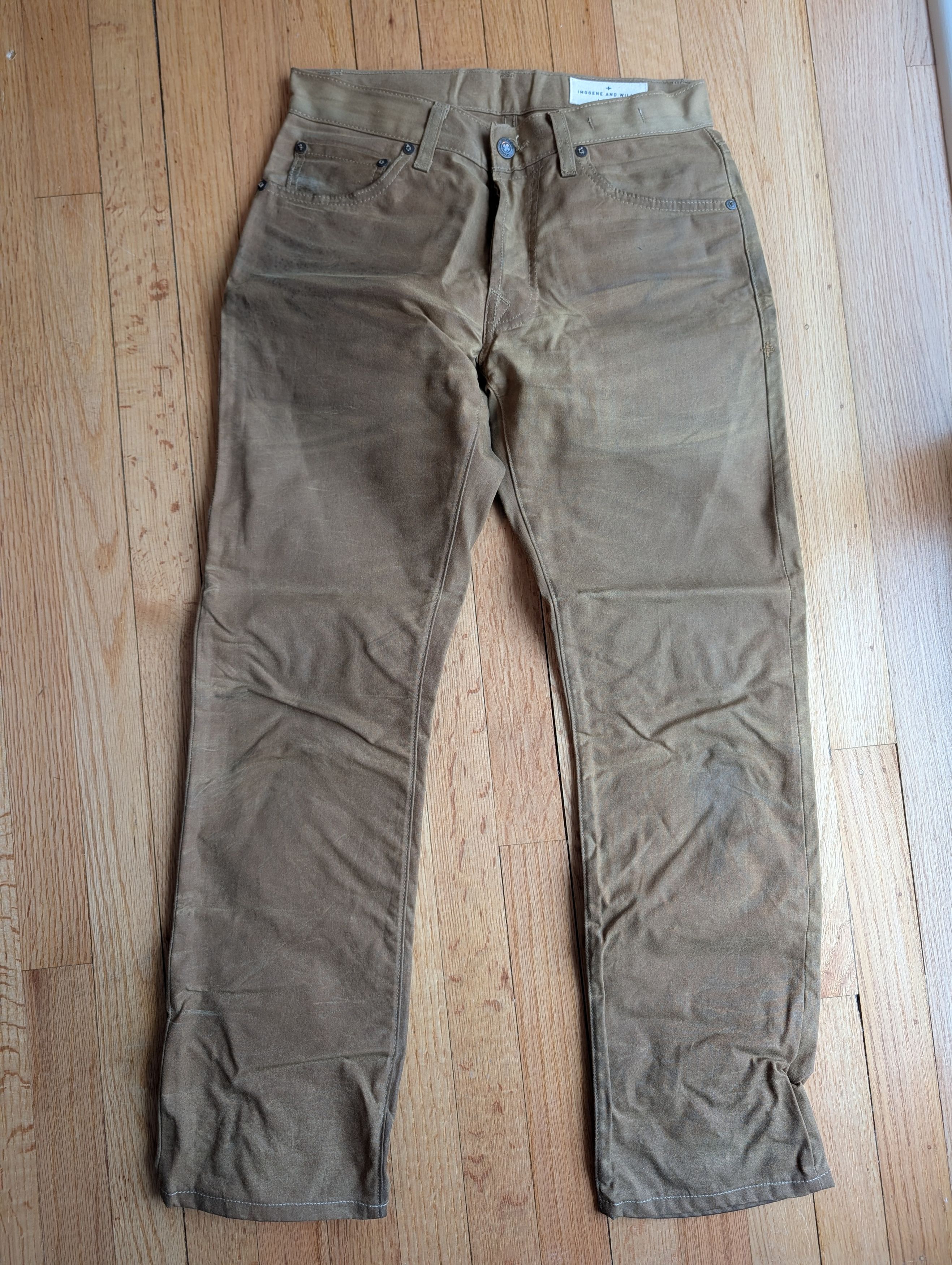 Imogene + Willie I&W Oilcloth Willie Pants Size US 28 / EU 44 - 1 Thumbnail
