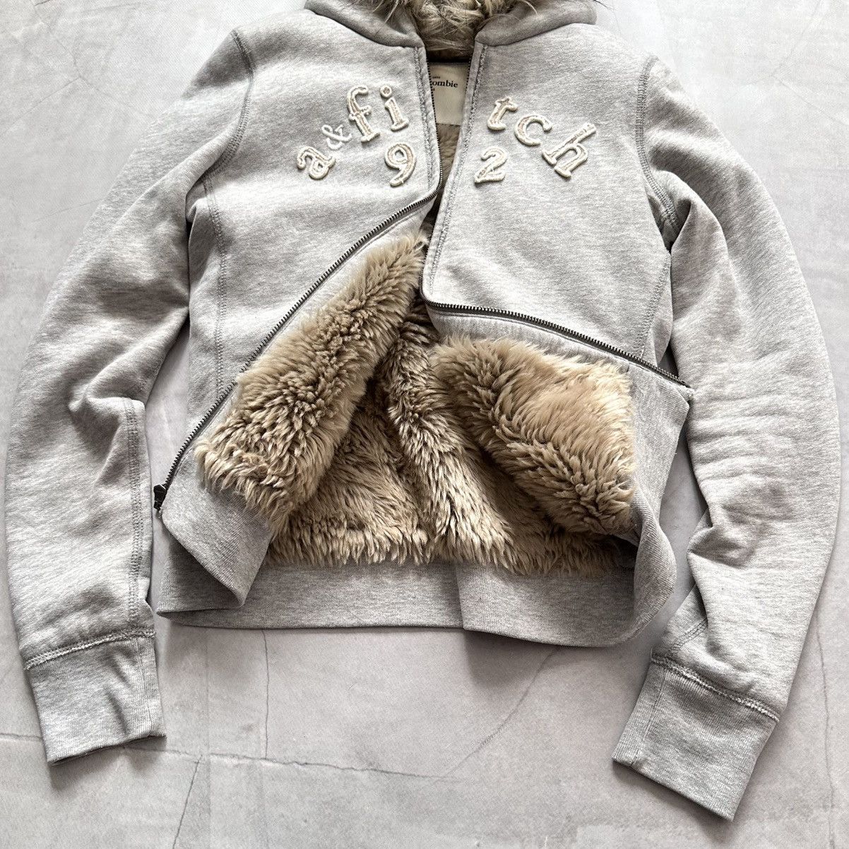 Hysteric Glamour × Undercover Abercrombie If Six Was Nine LGB Vibe Fur Zip Hoodie Jacket Size S / US 4 / IT 40 - 3 Thumbnail