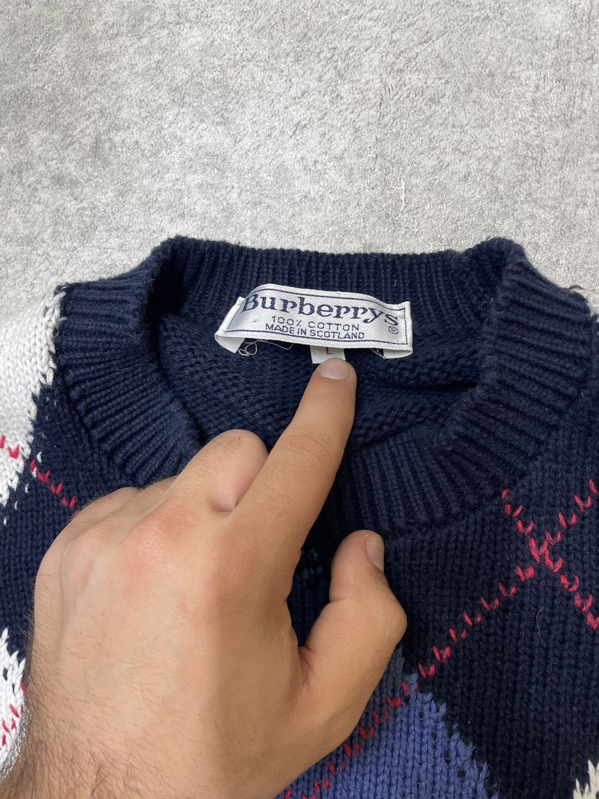 Burberry Vintage Burberry Wool Sweater – Faded Heritage Classic Size US L / EU 52-54 / 3 - 6 Thumbnail