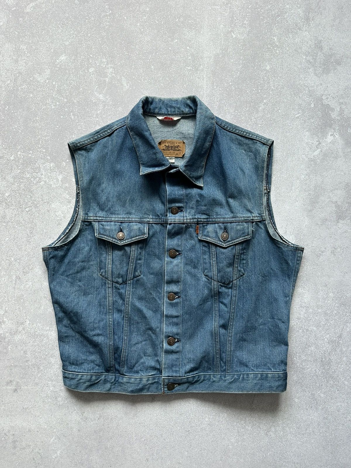 Levi's Jeans 70501 Weste Jeansweste Vintage Denim France