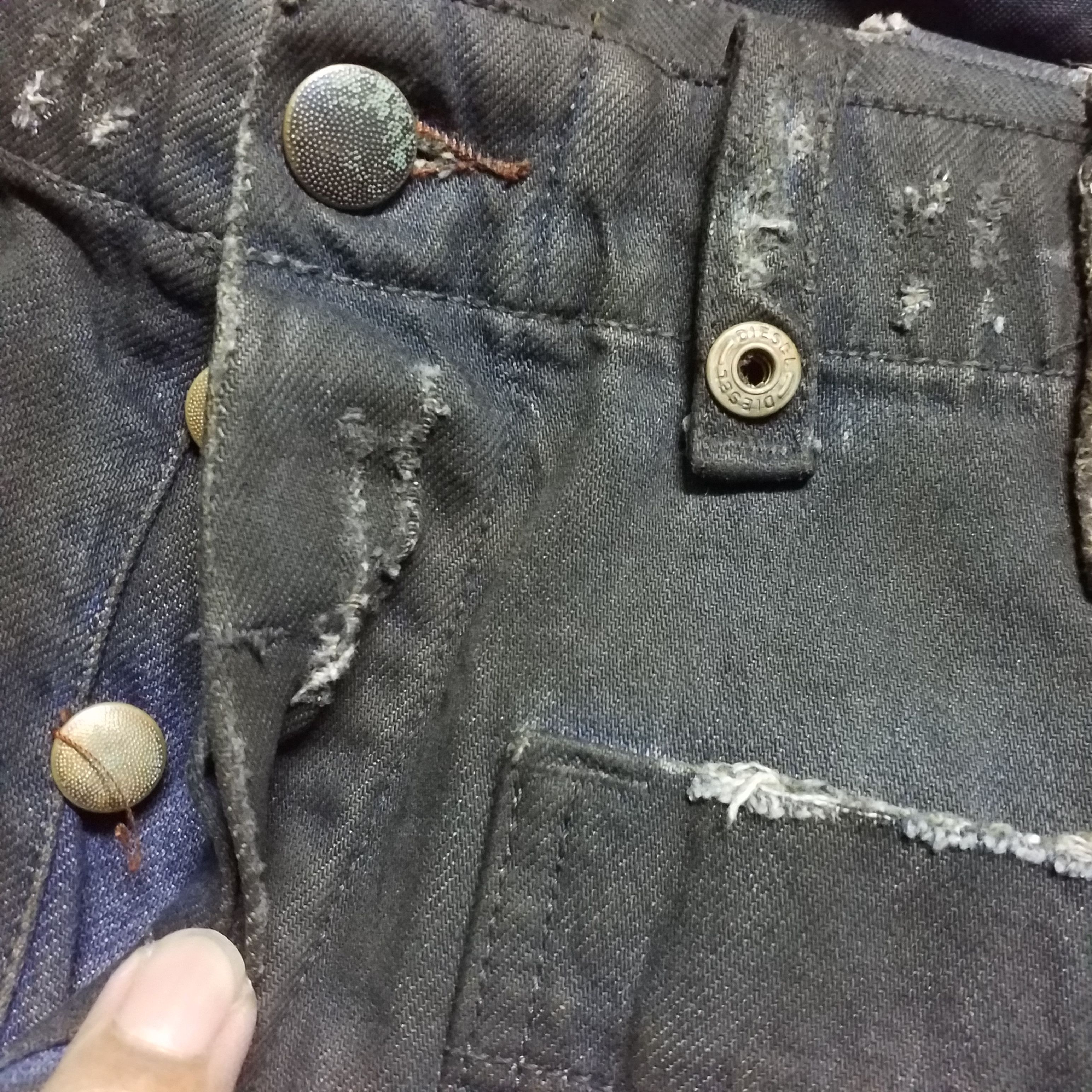 Diesel DIESEL BUSH PANT OPEN LEG SMOKE COLOUR DESIGN Size US 31 - 3 Thumbnail
