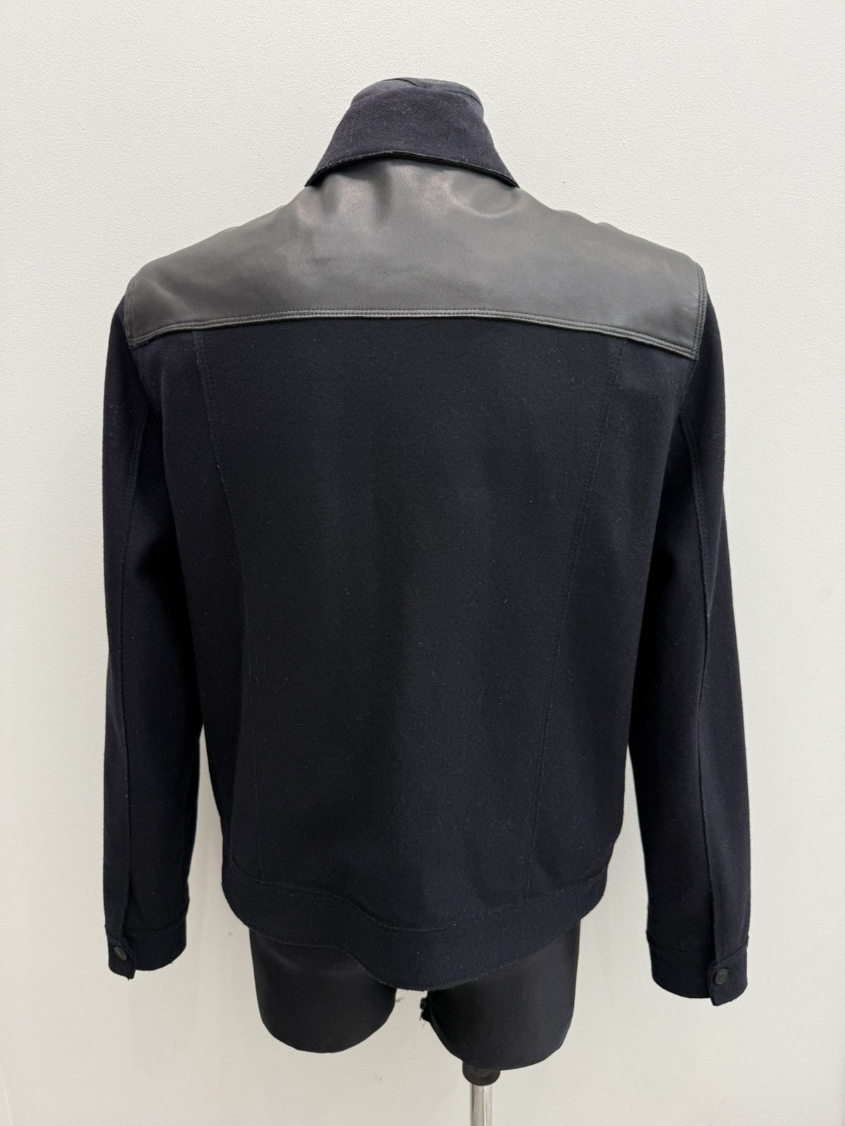Allsaints Allsaints Dixton Wool Leather Jacket Size US XL / EU 56 / 4 - 2 Thumbnail