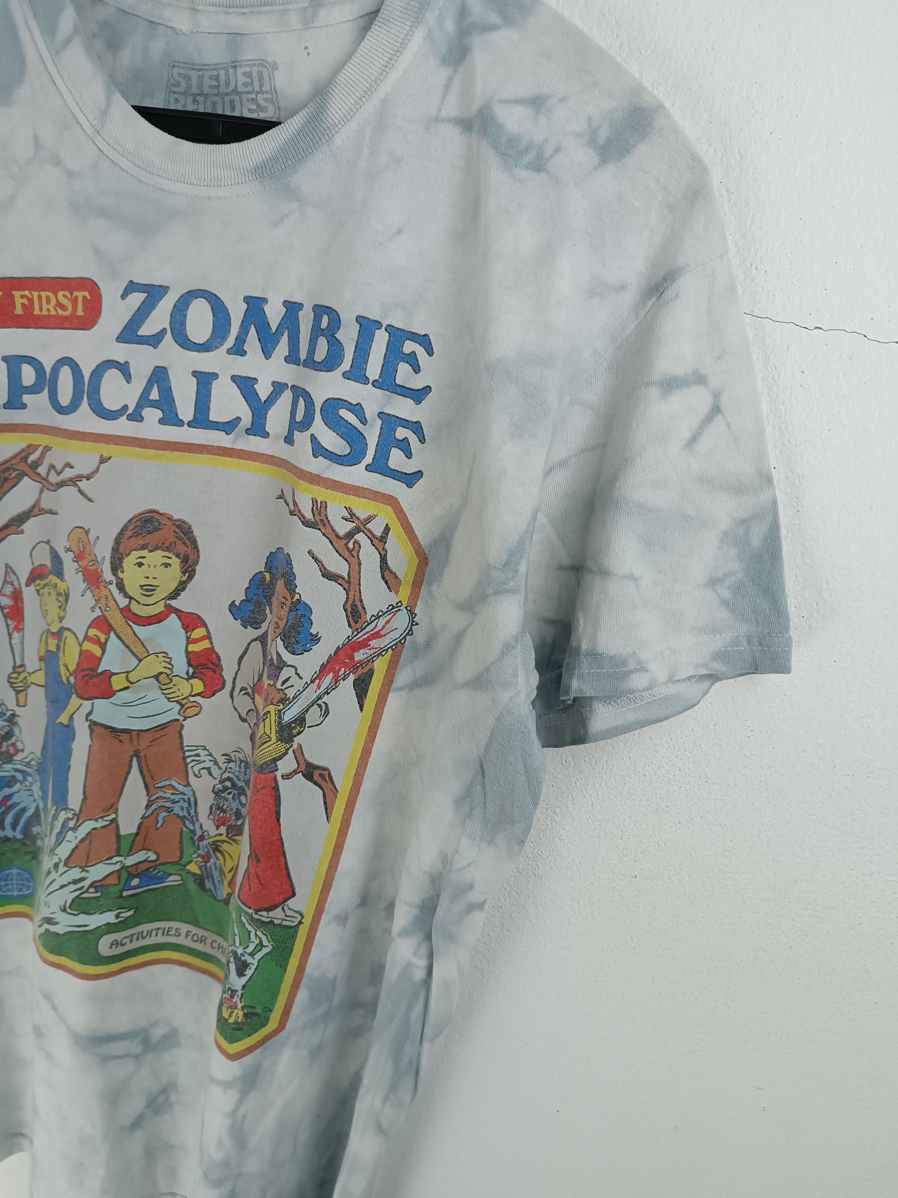 Vintage VINTAGE STEVEN RHODES ZOMBIE APOCALYPSE TIE DYE TEE Size US M / EU 48-50 / 2 - 7 Thumbnail