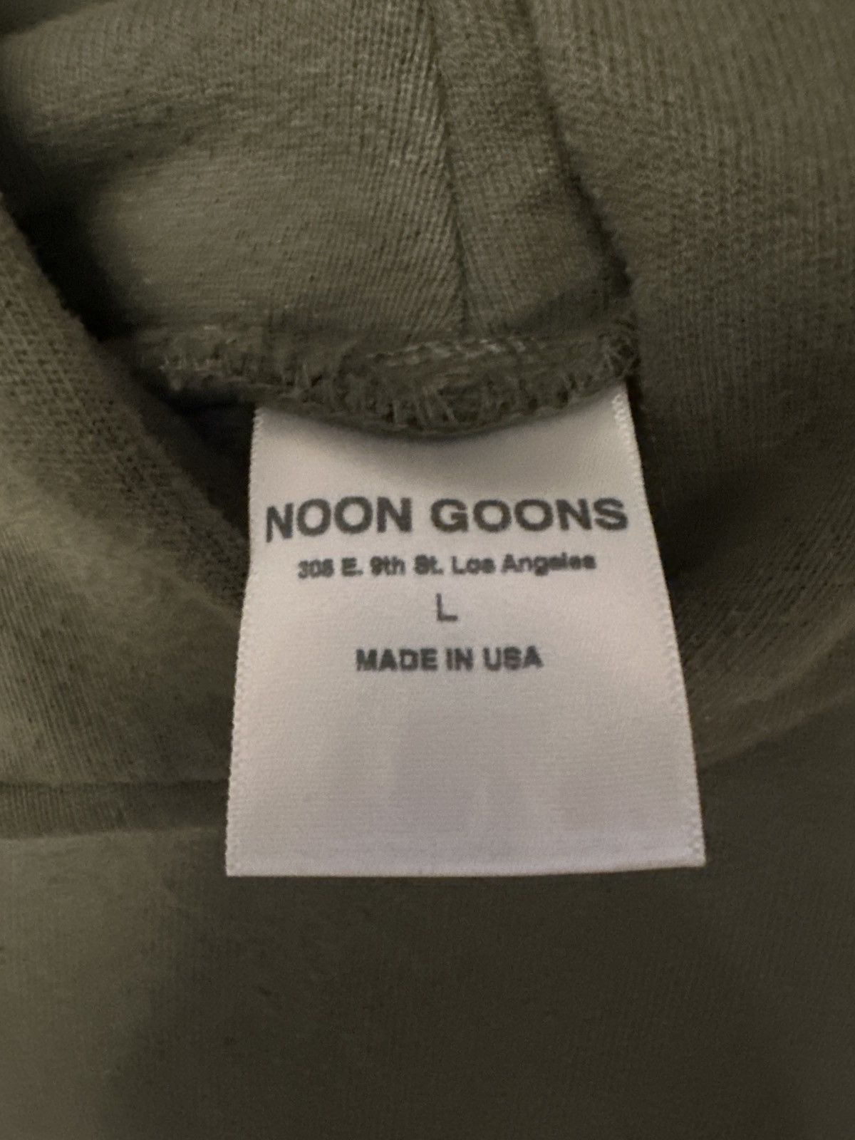 Noon Goons Noon Goons Heavyweight Hoodie - Olive Size US L / EU 52-54 / 3 - 3 Thumbnail