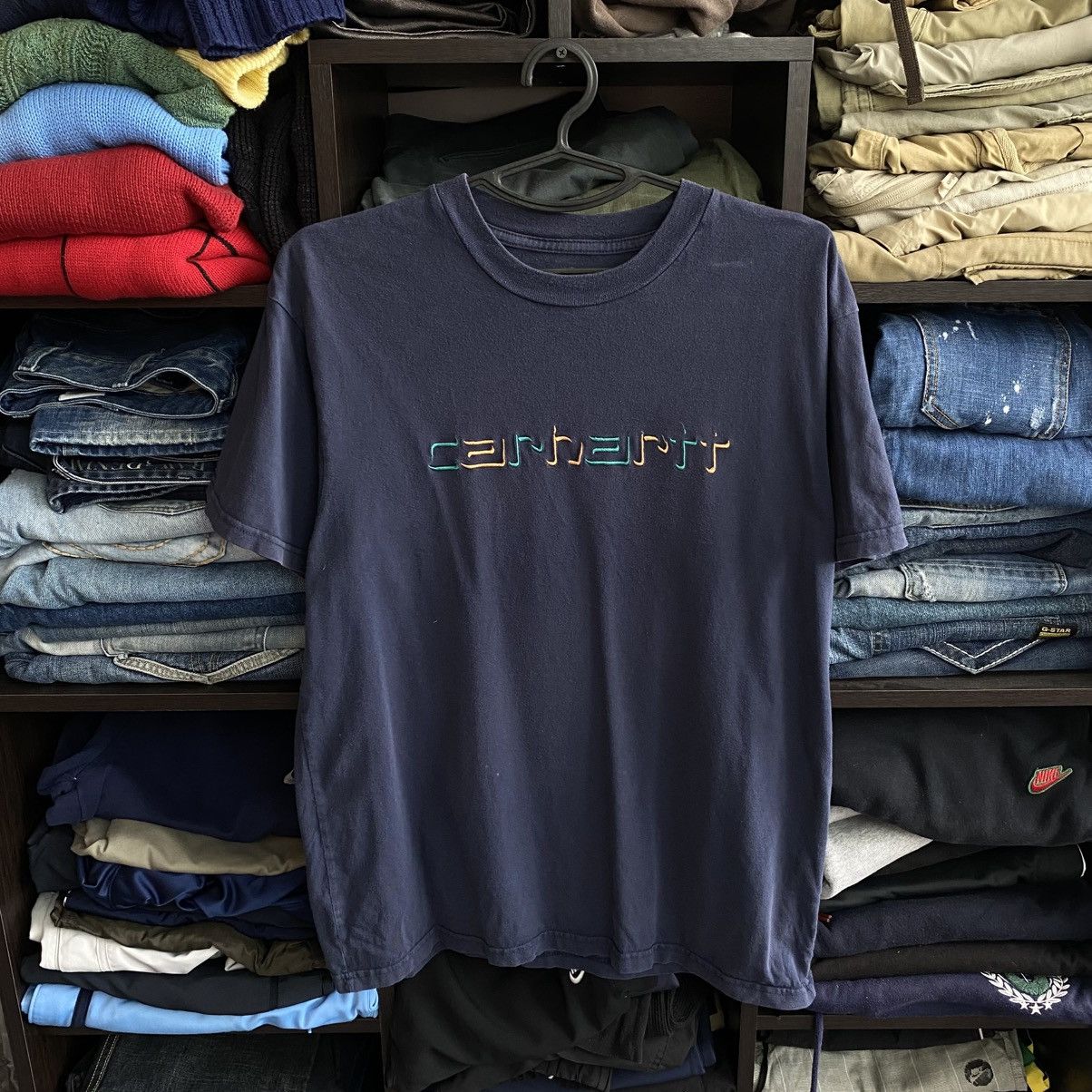 Carhartt Wip Vintage Carhartt Wip big logo y2k streetwear opium tee Size US S / EU 44-46 / 1 - 1 Thumbnail
