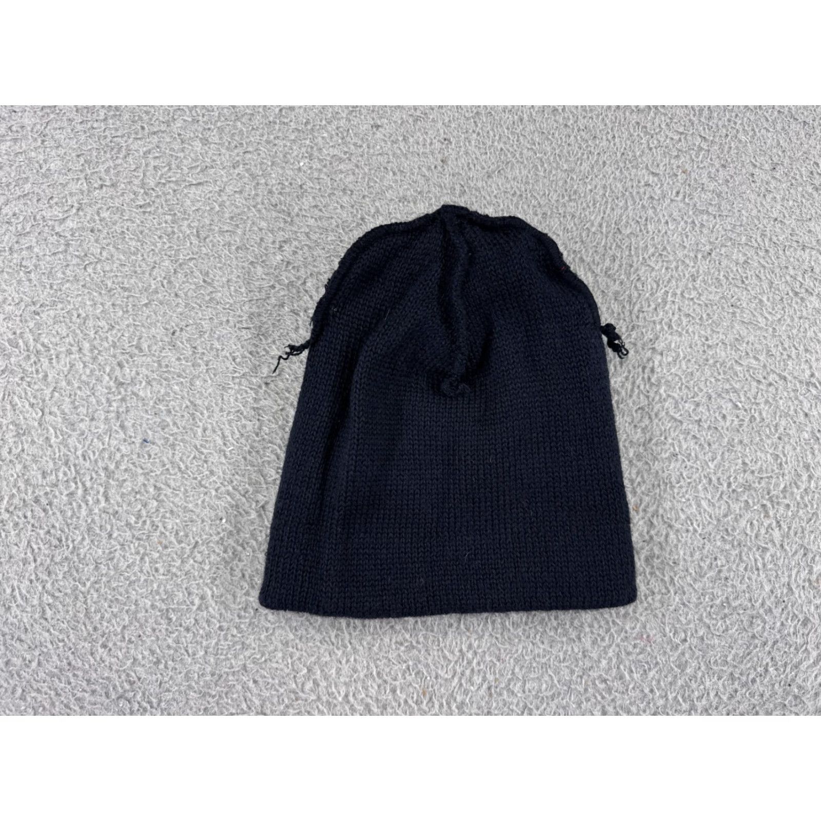 Vintage VINTAGE Beanie Hat Adult One Size Black Knit Acrylic Striped Ski Winter Hat Mens Size ONE SIZE - 3 Thumbnail